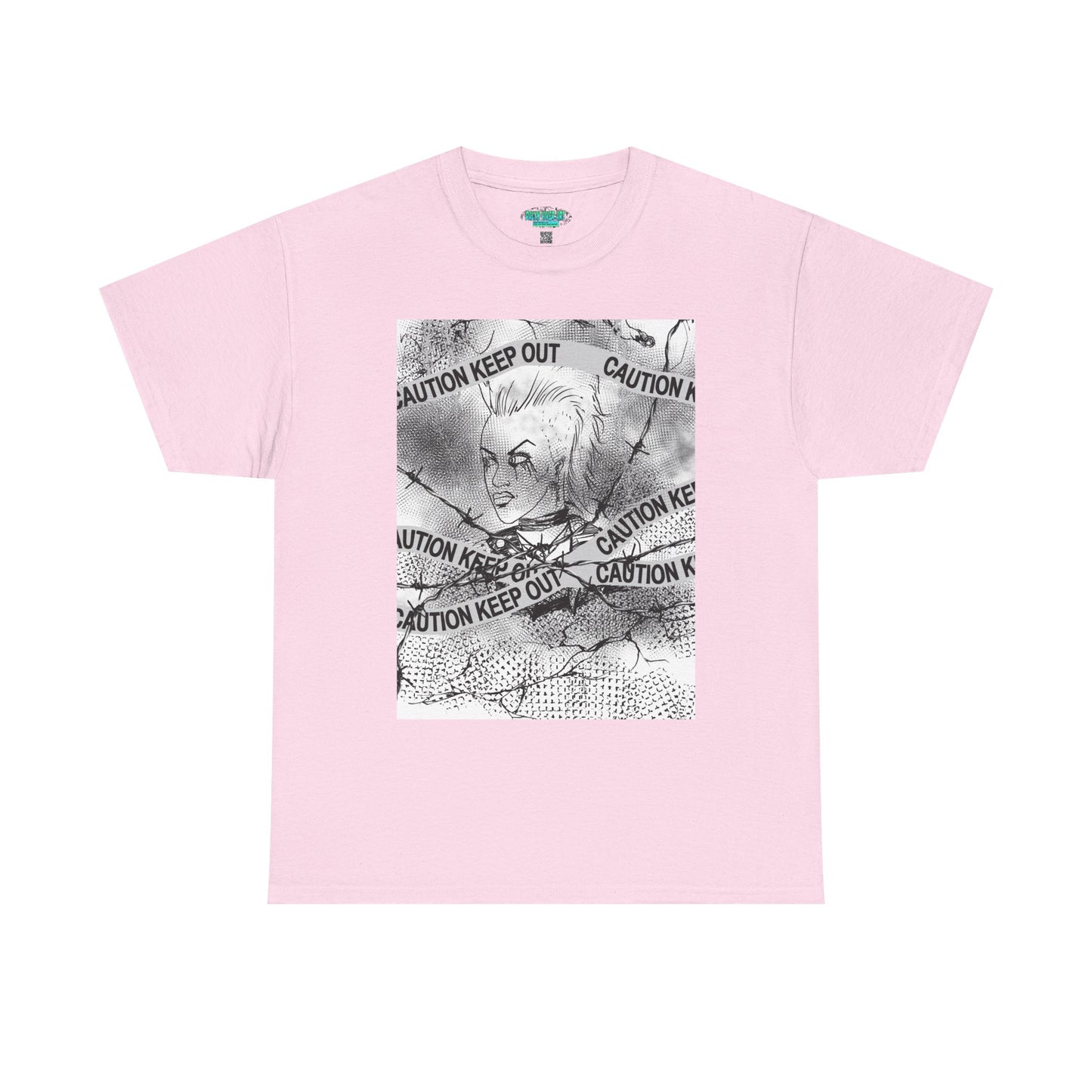 Caution Keep Out Graphic Tee, Unisex T-Shirt, Streetwear Style, Unique Gift, Casual Wear, Must-Have for Trendsetters