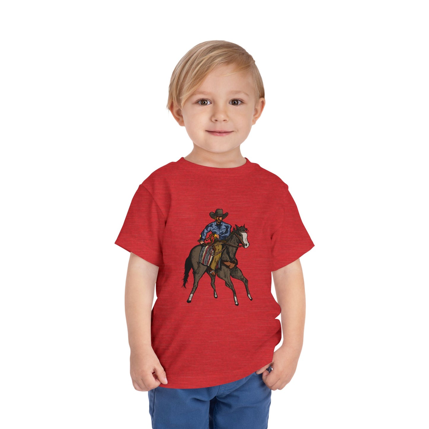 Cowboy on Horse Toddler Tee