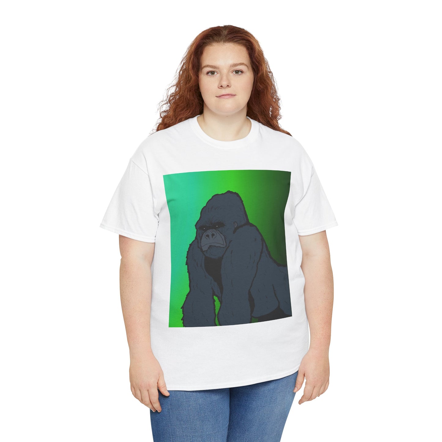 Gorilla Portrait Tee – Graphic Ape Illustration T-Shirt