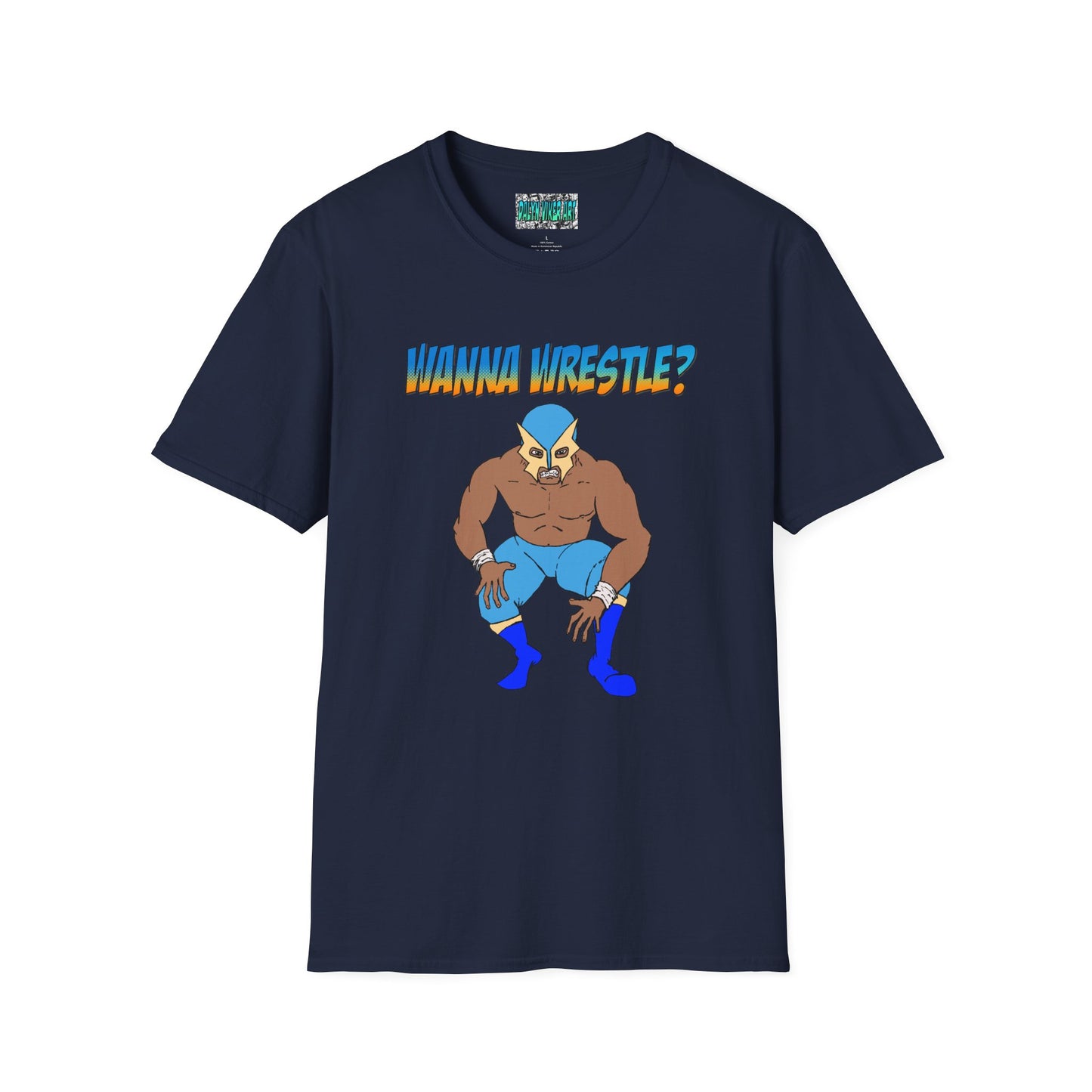 Wanna Wrestle? Unisex Softstyle T-Shirt