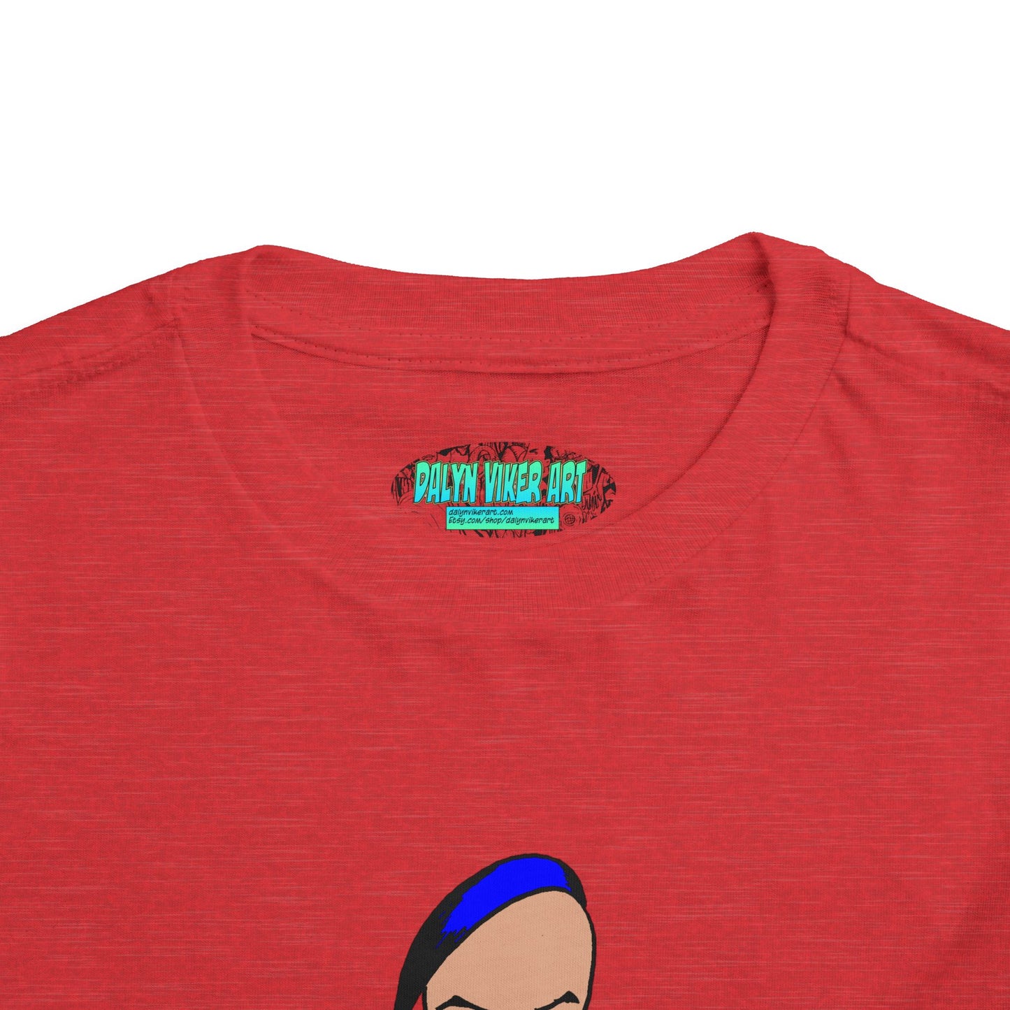 Smug Grumpy Kid Cartoon Toddler Tee