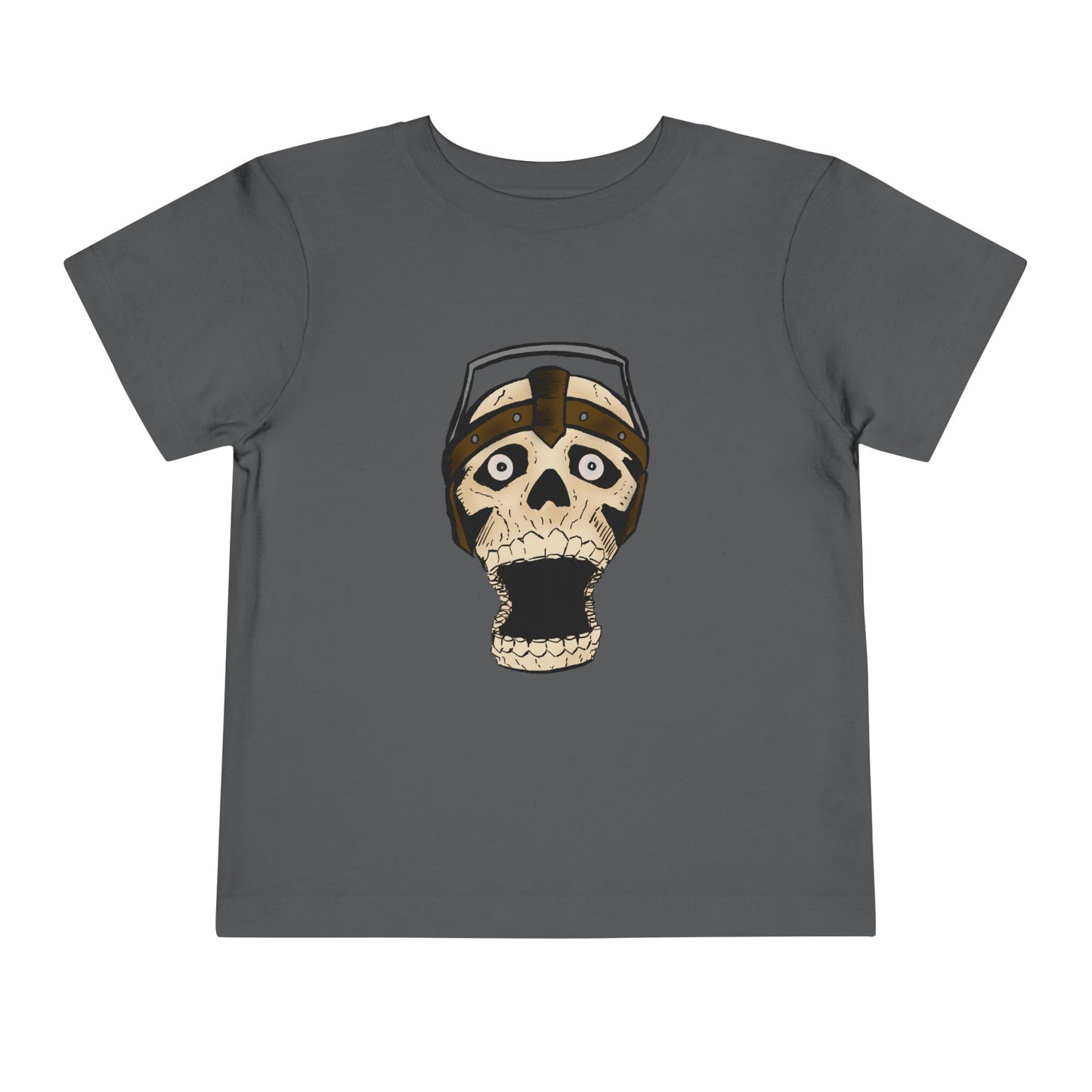 Toddler Tee — Playful Screaming Skull Graphic Kids' Shirt