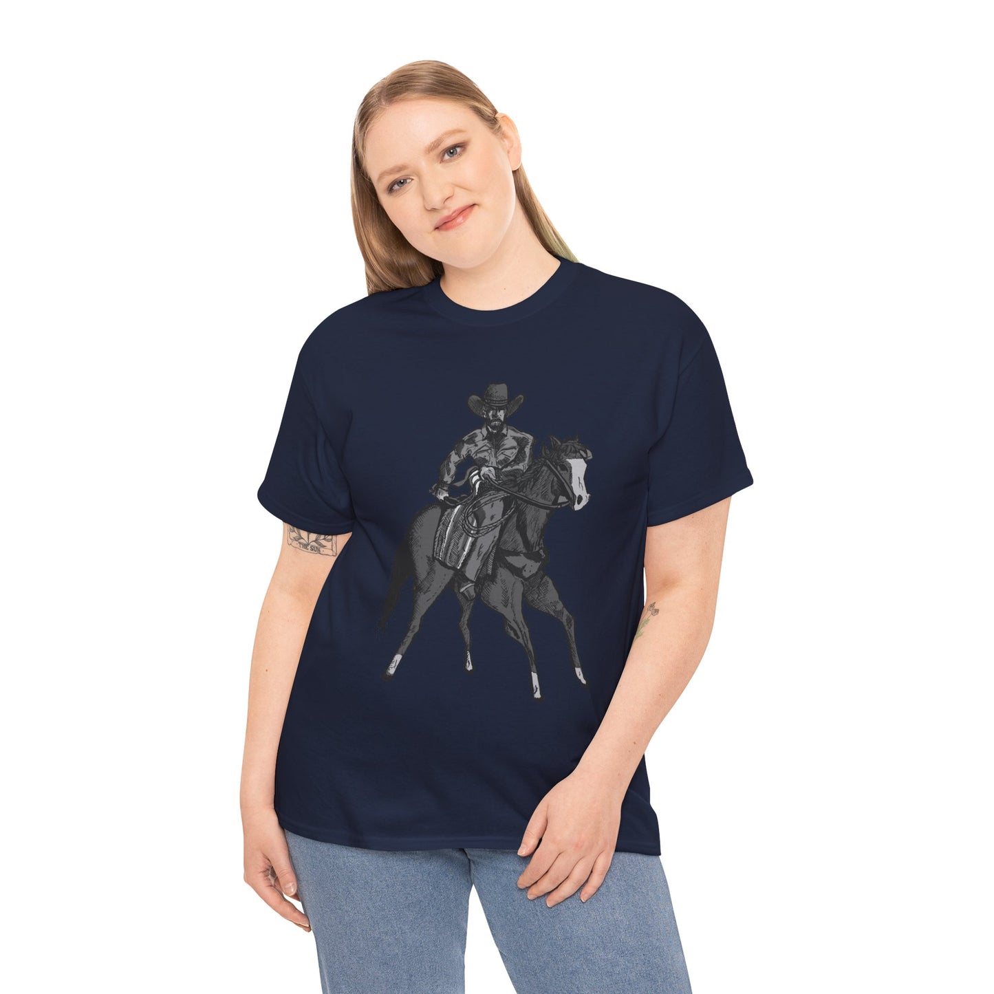 Cowboy on Horseback T‑Shirt — Vintage Western Rodeo Tee