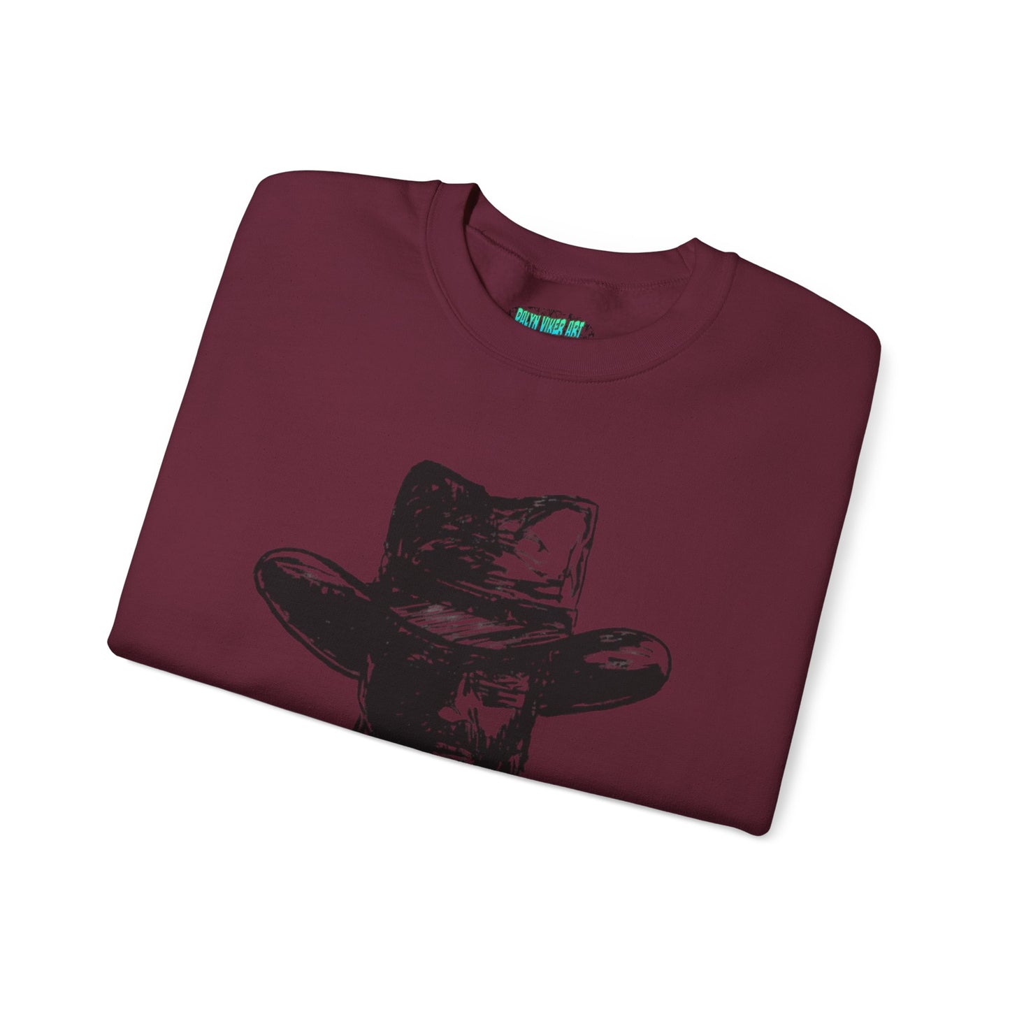 Cowboy Graphic Crewneck Sweatshirt
