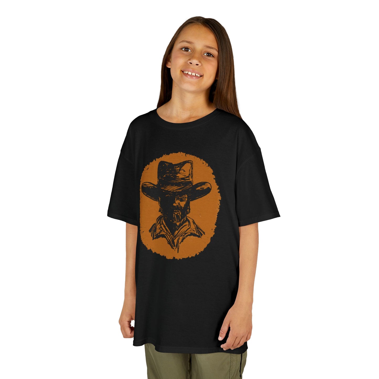 Southwestern Cowboy Kids Heavy Cotton™ Tee