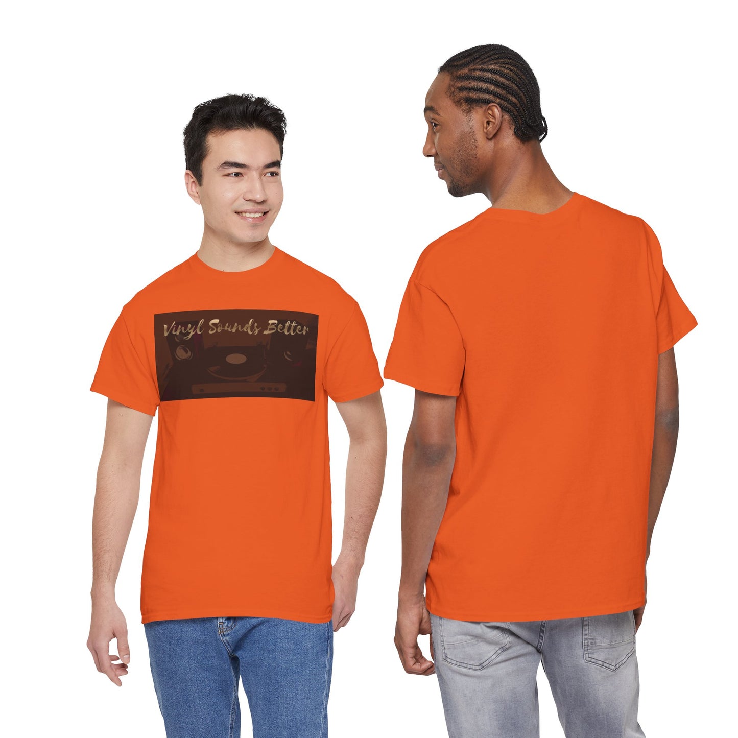 Vinyl Sounds Better T-Shirt — Retro Record Player Tee for Music Lovers