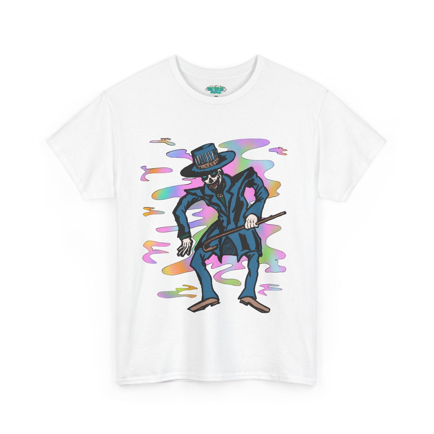Voodoo Maniac Colorful Cartoon Magician Unisex Heavy Cotton Tee