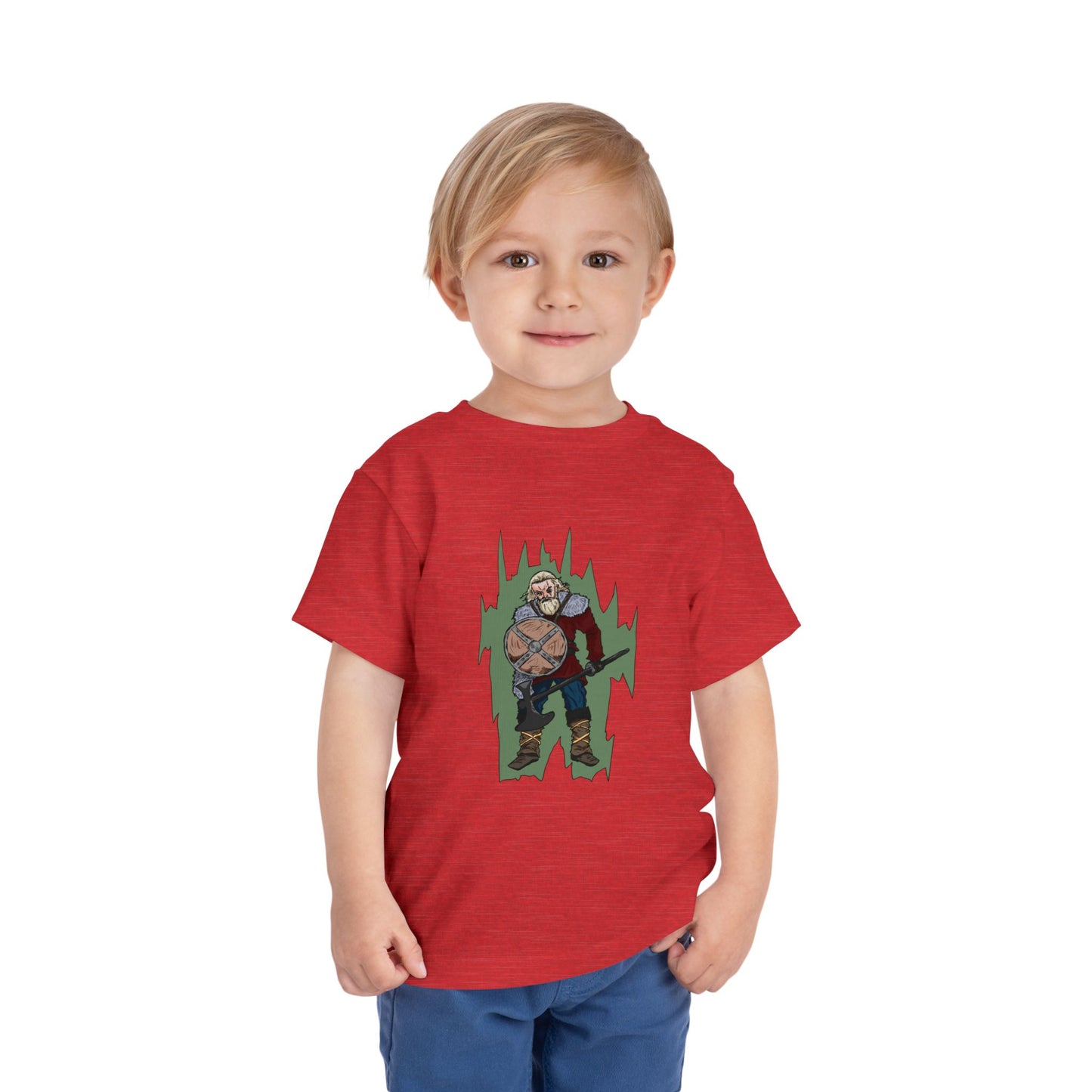 Toddler Tee — Viking Warrior Graphic Shirt