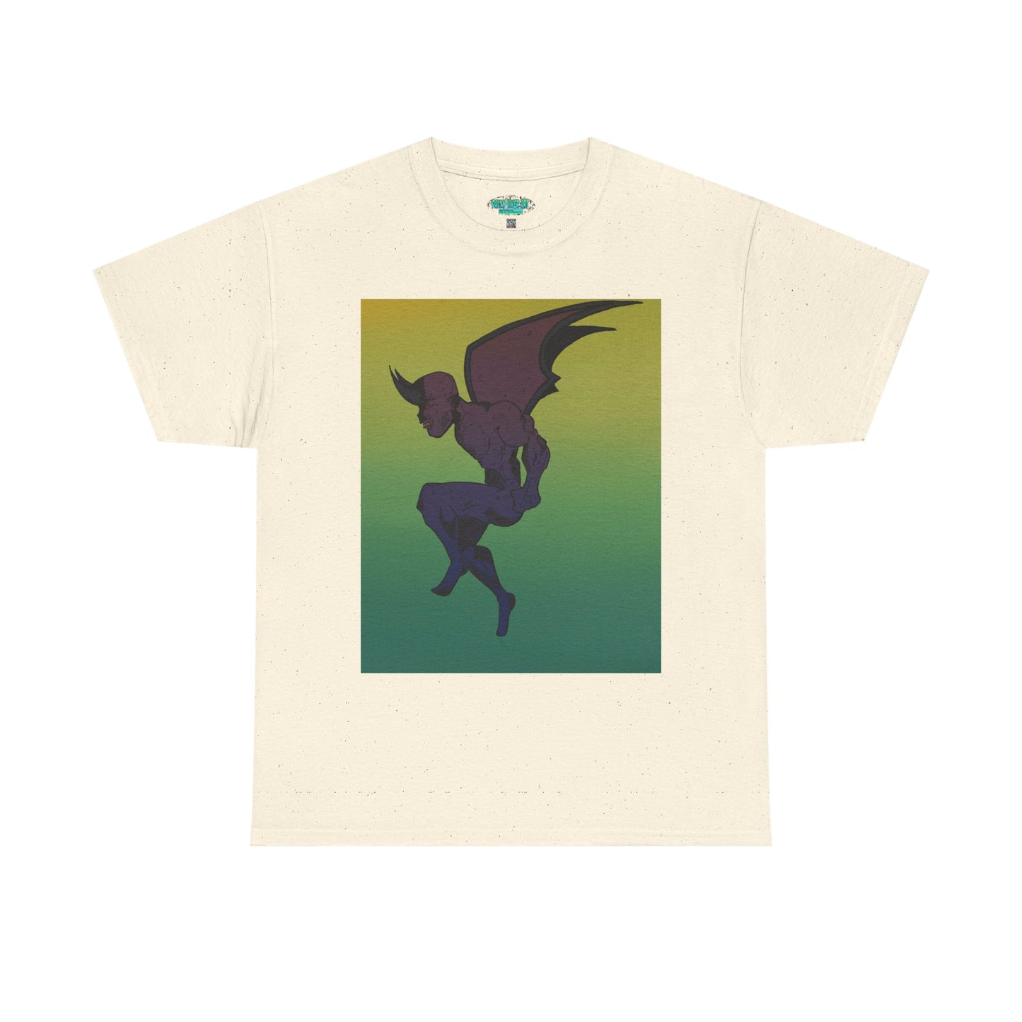 Unisex Heavy Cotton Tee - Artistic Devil Graphic Tee