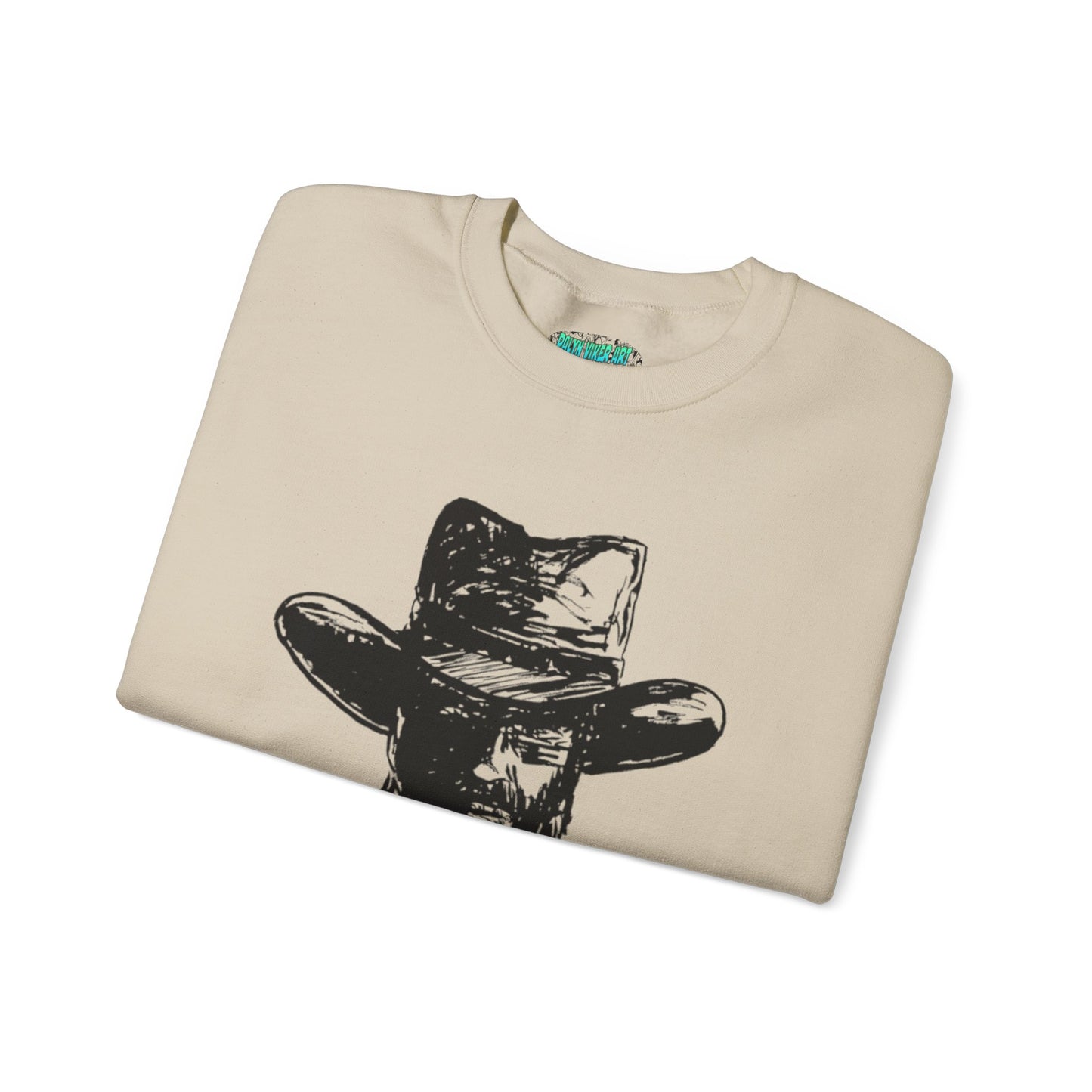 Cowboy Graphic Crewneck Sweatshirt