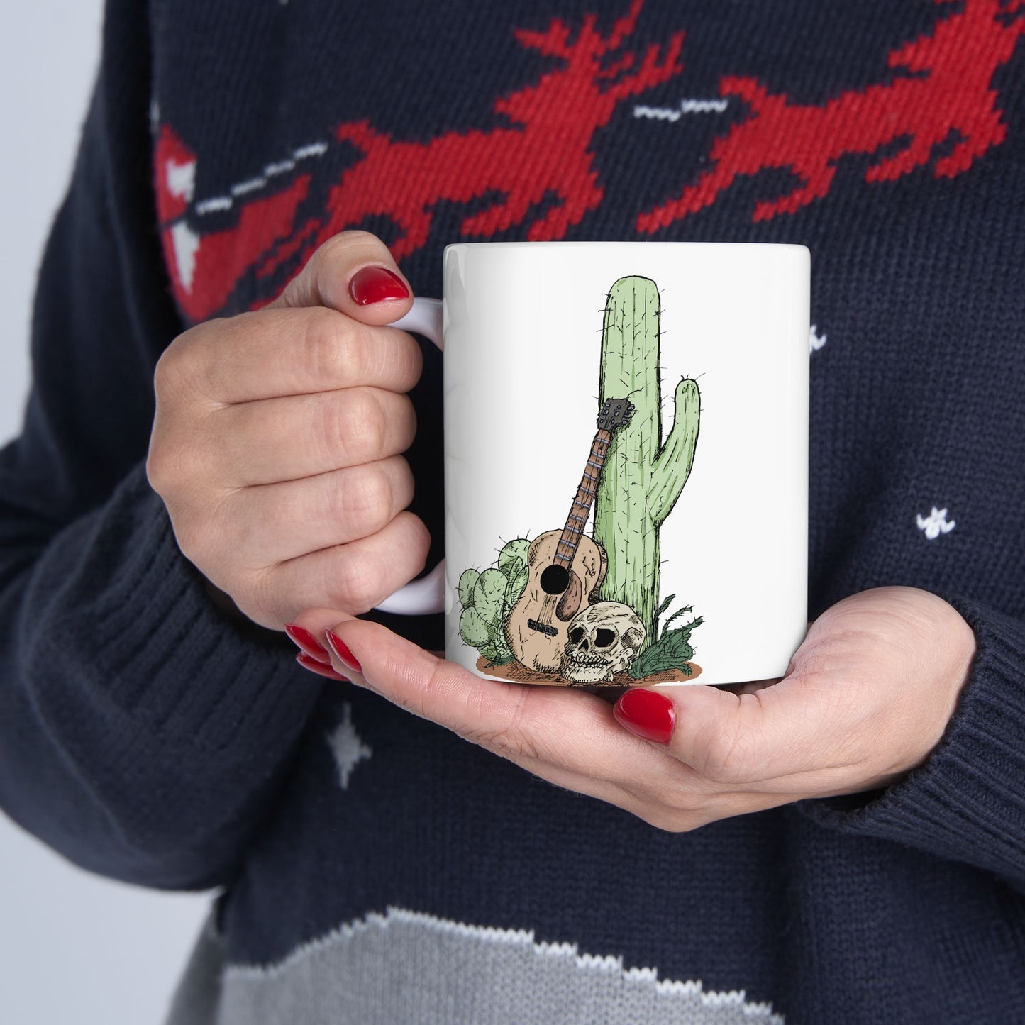Cactus Ceramic Mug | Eco-Friendly Coffee Cup | Cute Plant Lover Gift | Home Decor | Greenery Lover Mug | Housewarming Gift