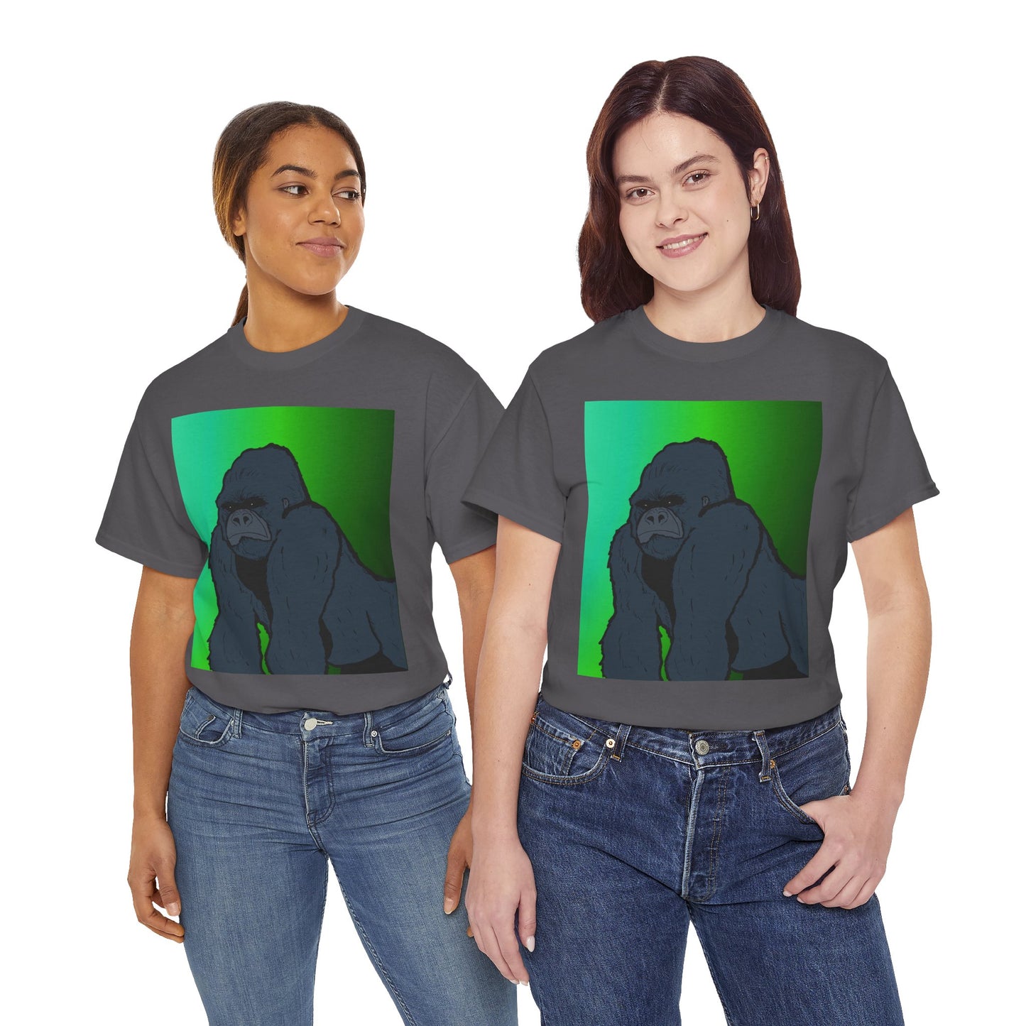 Gorilla Portrait Tee – Graphic Ape Illustration T-Shirt