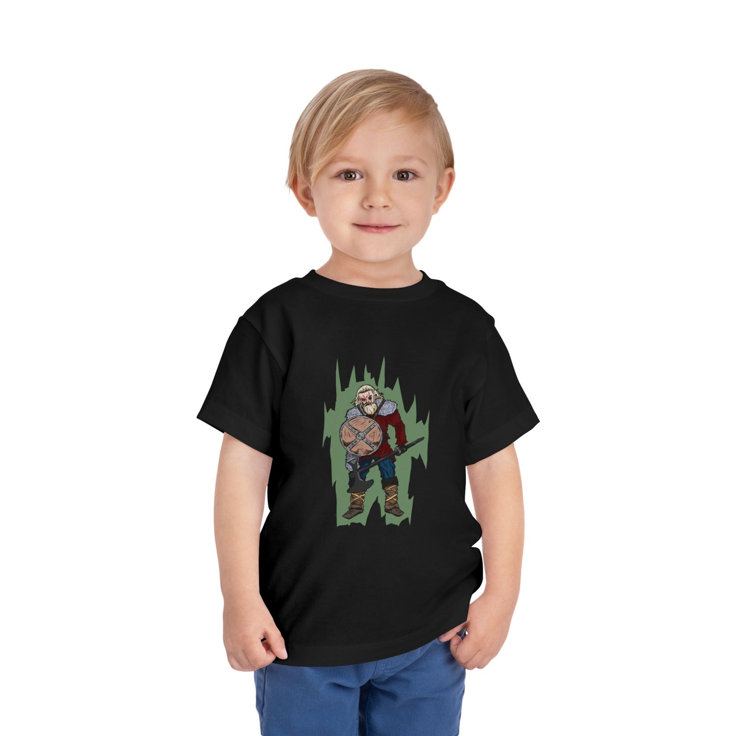 Toddler Tee — Viking Warrior Graphic Shirt