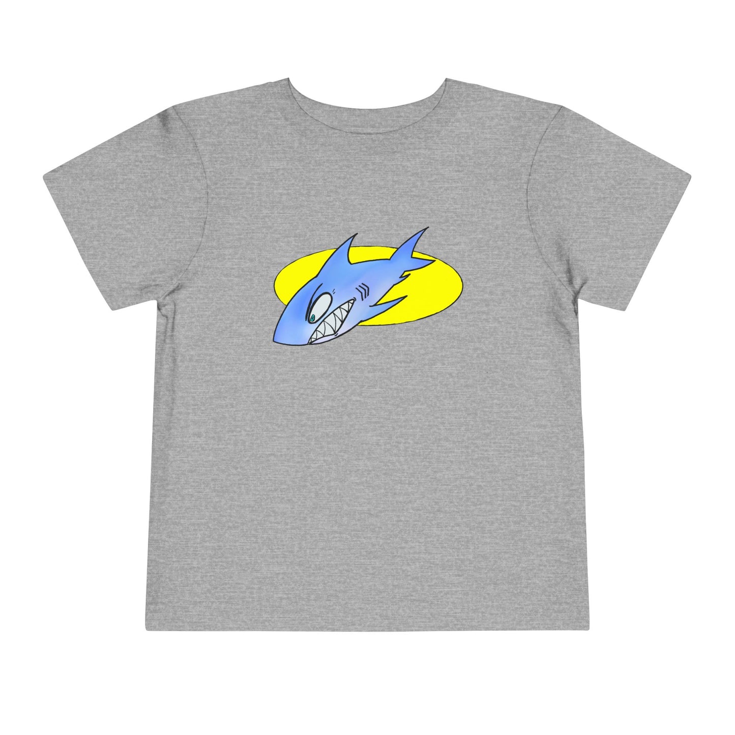Toddler Shark Tee — Cute Blue Shark Graphic Kids Shirt