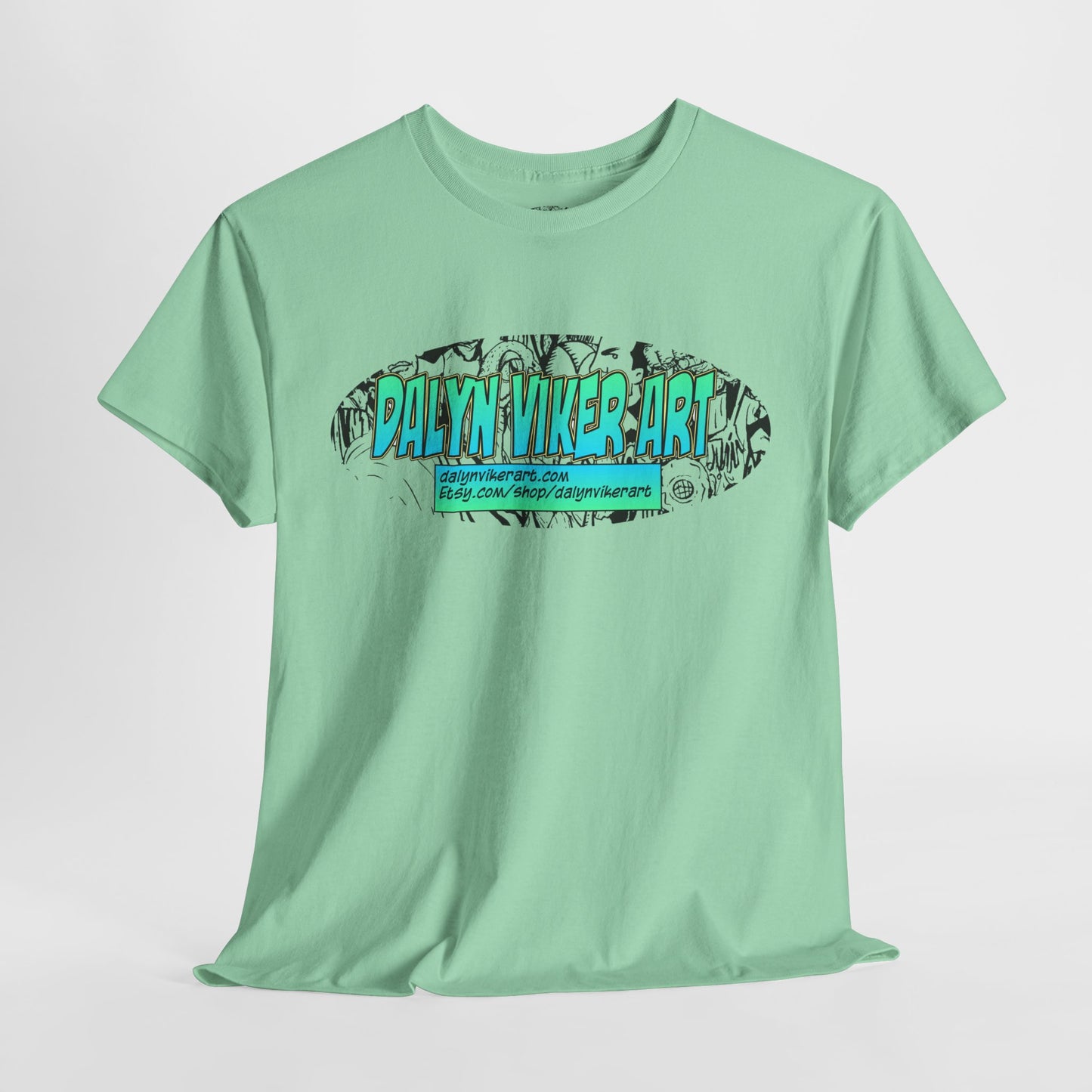 Dalyn Viker Art Logo - Artistic Unisex Tee with Abstract Design, Cool Graphic Shirt for Art Lovers, Perfect Gift for Creatives, Casual Wear, Summer Essential