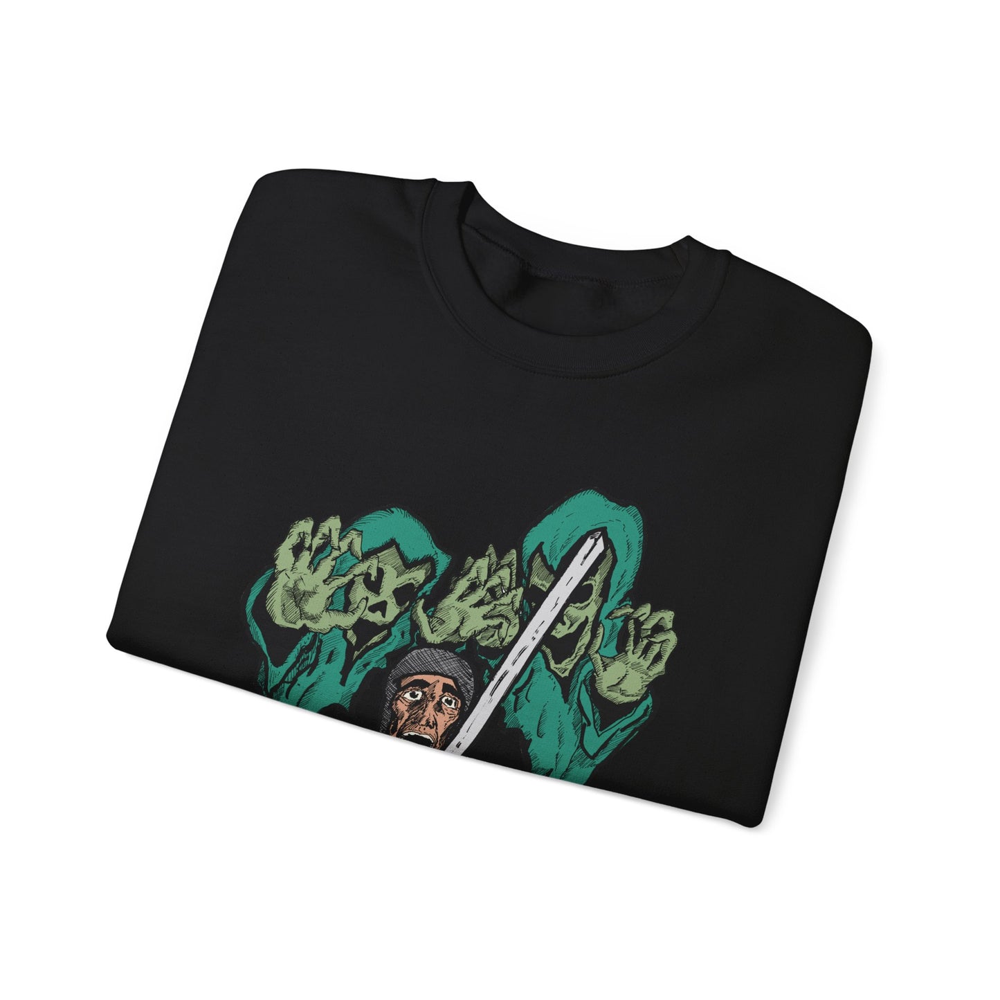 Knight Fright Inspired Unisex Crewneck Sweatshirt with Graphic Print