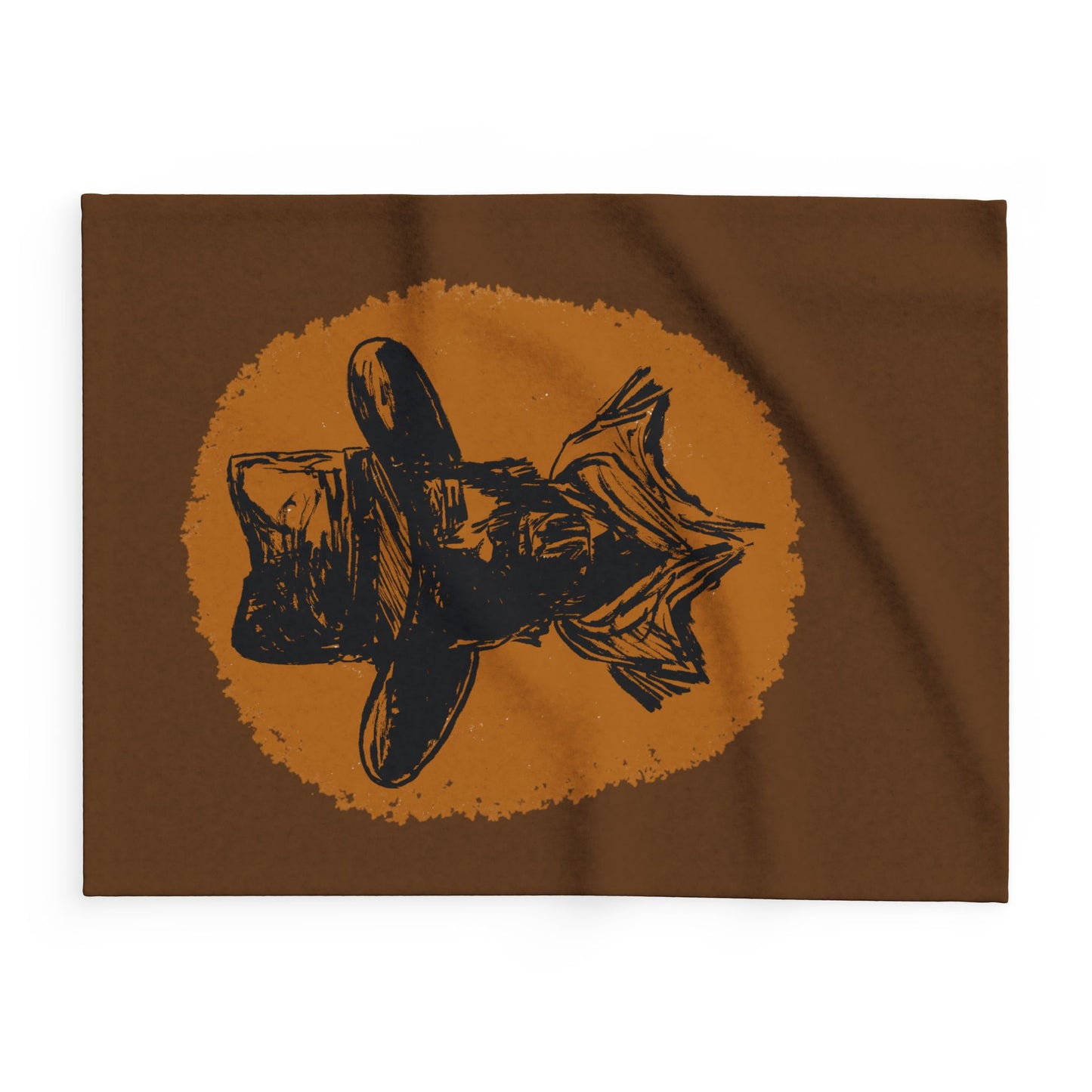 Southwestern Cowboy Arctic Fleece Blanket