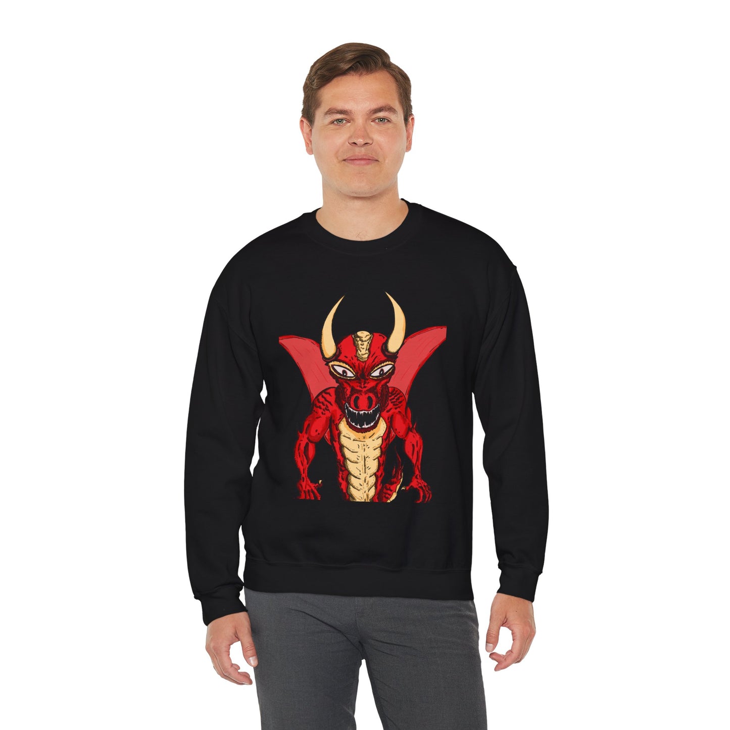 Fierce Dragon Unisex Crewneck Sweatshirt