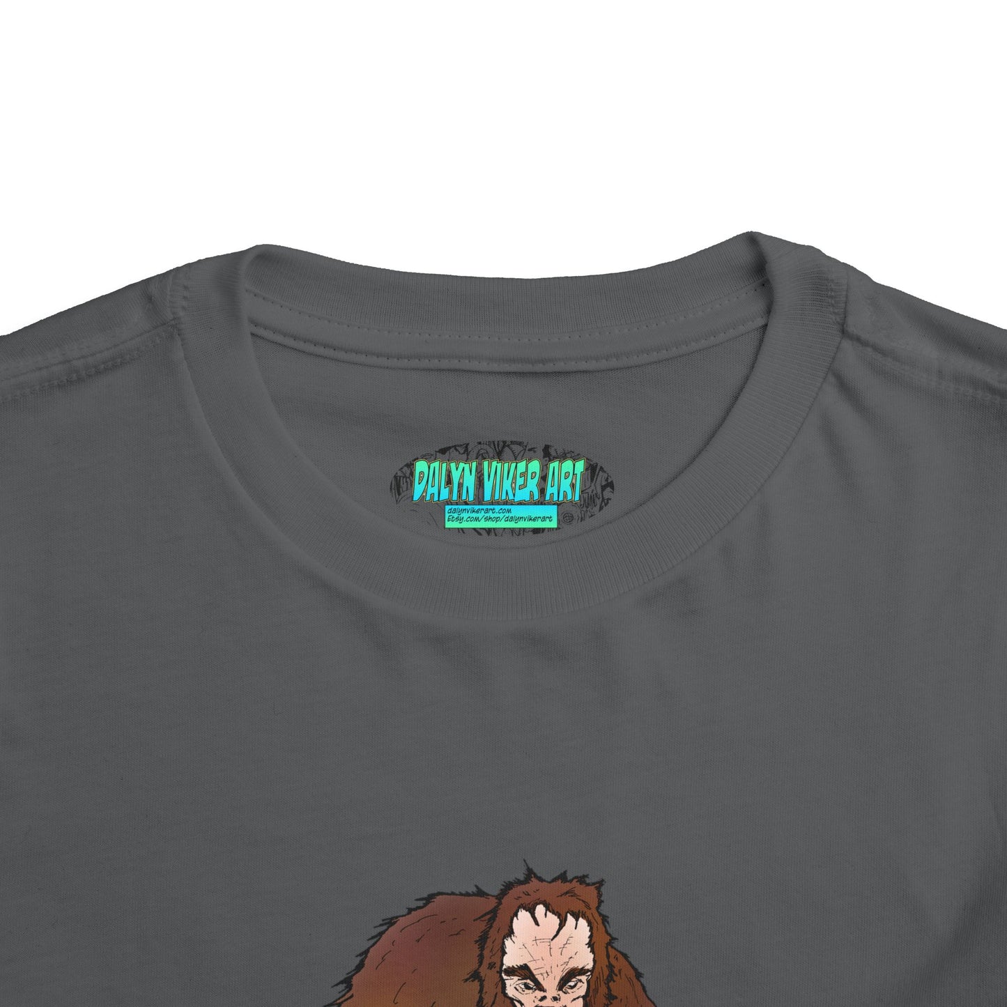 Toddler Tee — Cute Cartoon Kid-Friendly Bigfoot Graphic Shirt