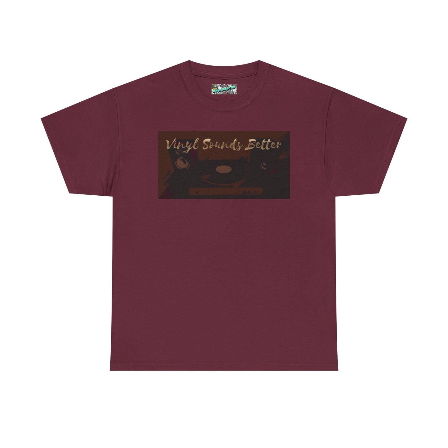 Vinyl Sounds Better T-Shirt — Retro Record Player Tee for Music Lovers