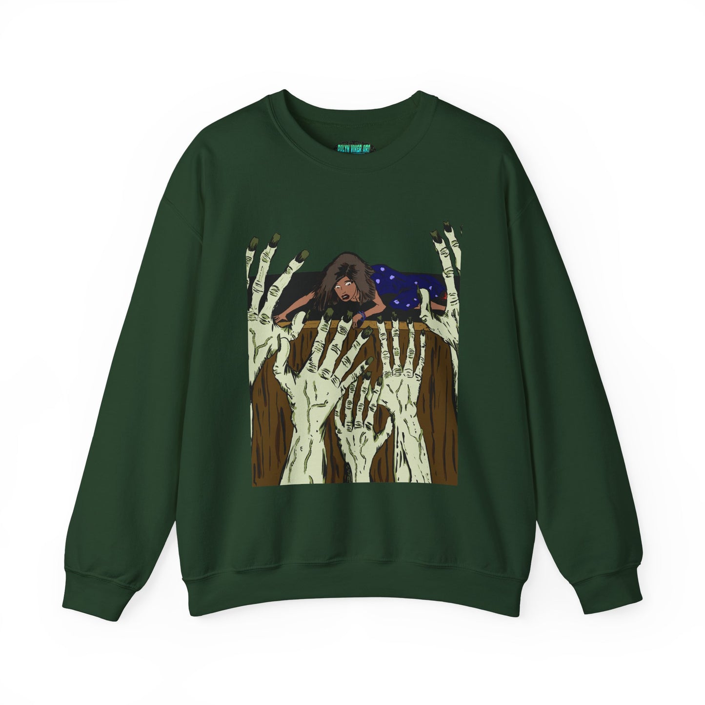 Haunting Hands Crewneck Sweatshirt - Unisex Heavy Blend™