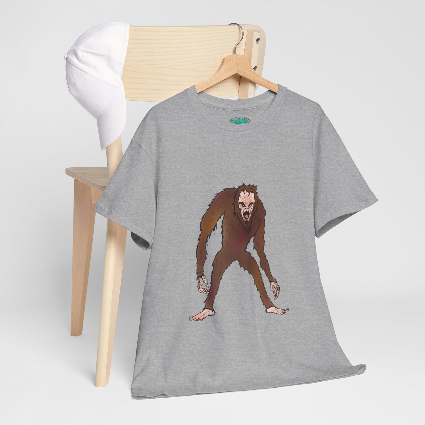 Bigfoot Sketch T‑Shirt — Retro Sasquatch Graphic Tee