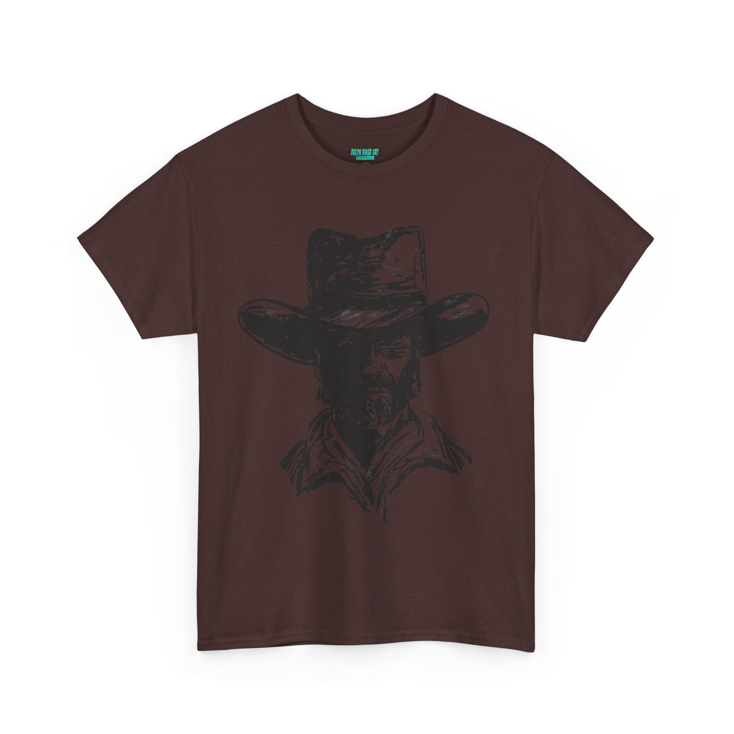 Rustic Cowboy Graphic Unisex Heavy Cotton Tee