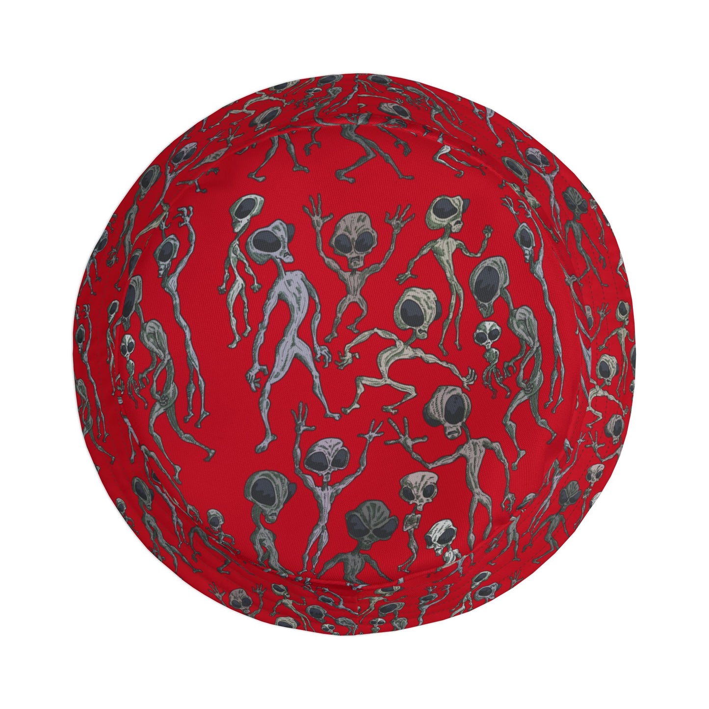 Alien Dance Party Bucket Hat, Fun Summer Hat, Trendy AOP Hat, Unique Gift, Festival Wear