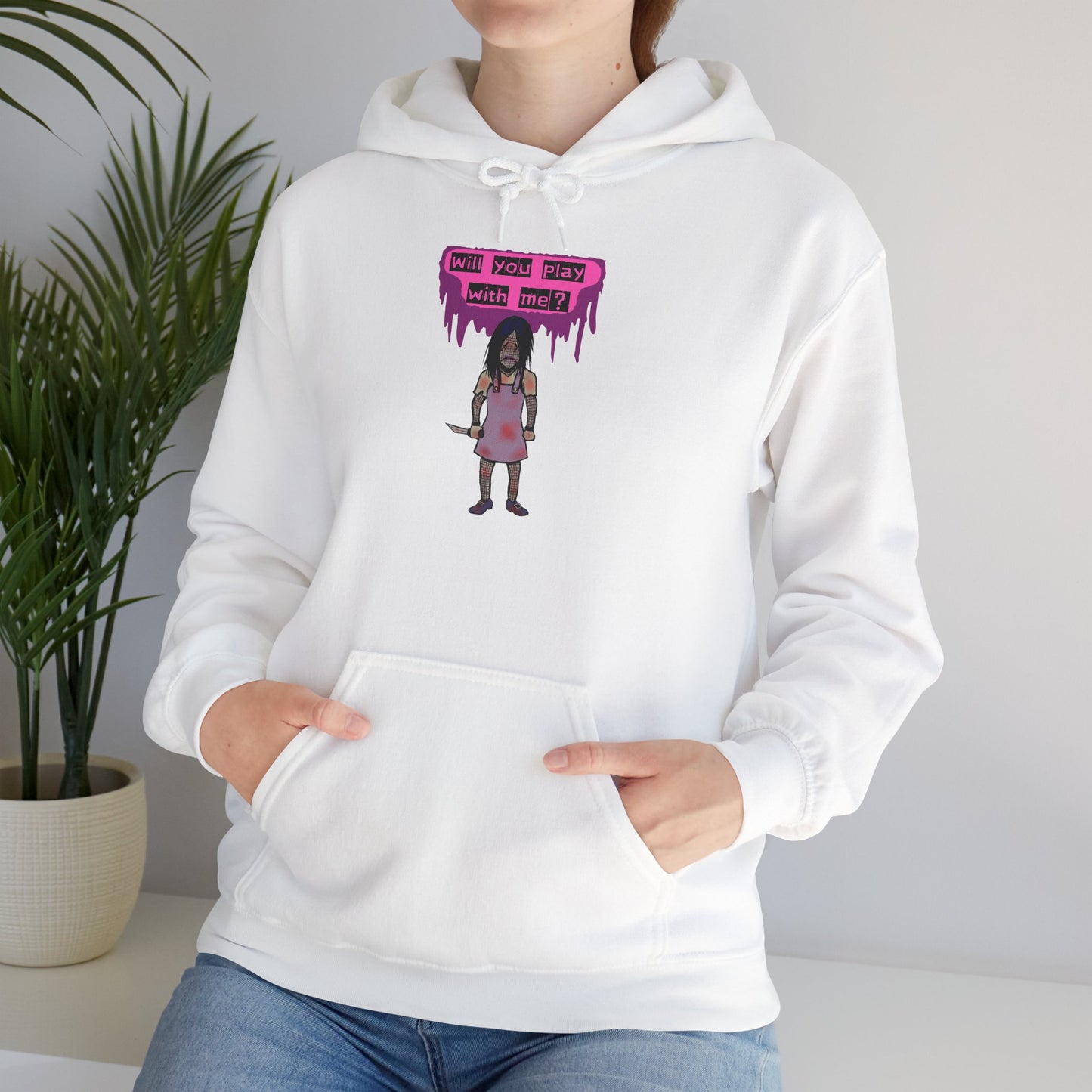 Cool Graphic Unisex Hoodie with Dripping Design, Stylish Sweatshirt, Casual Fashion, Streetwear Gift, Cozy Pullover