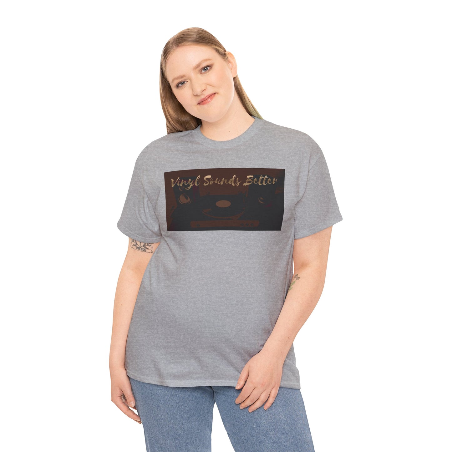 Vinyl Sounds Better T-Shirt — Retro Record Player Tee for Music Lovers