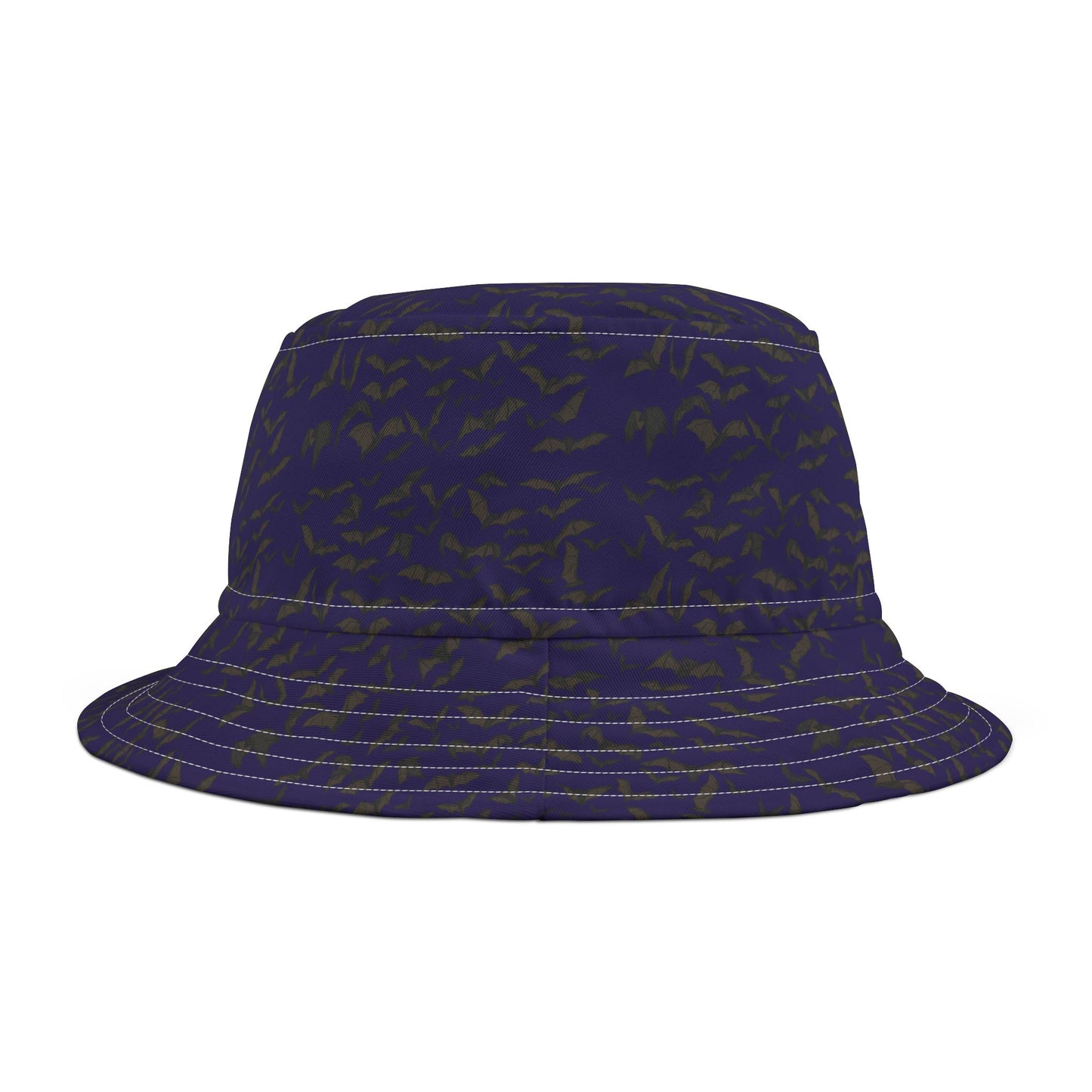 Nighttime Bats Bucket Hat, Trendy Sun Hat for Summer, Funky Outdoor Accessory, Perfect for Festivals, Travel and Beach Days