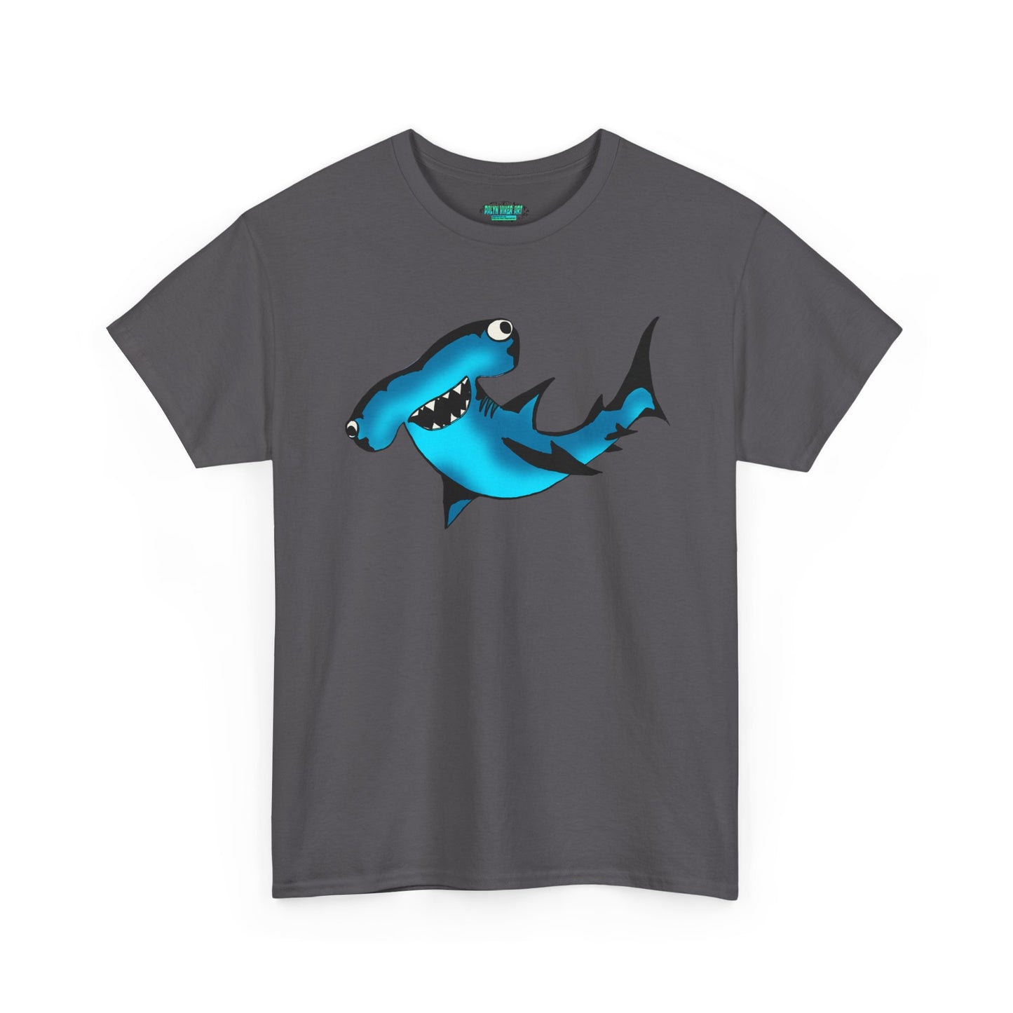 Funny Shark Unisex Heavy Cotton Tee - Perfect Summer Casual Wear