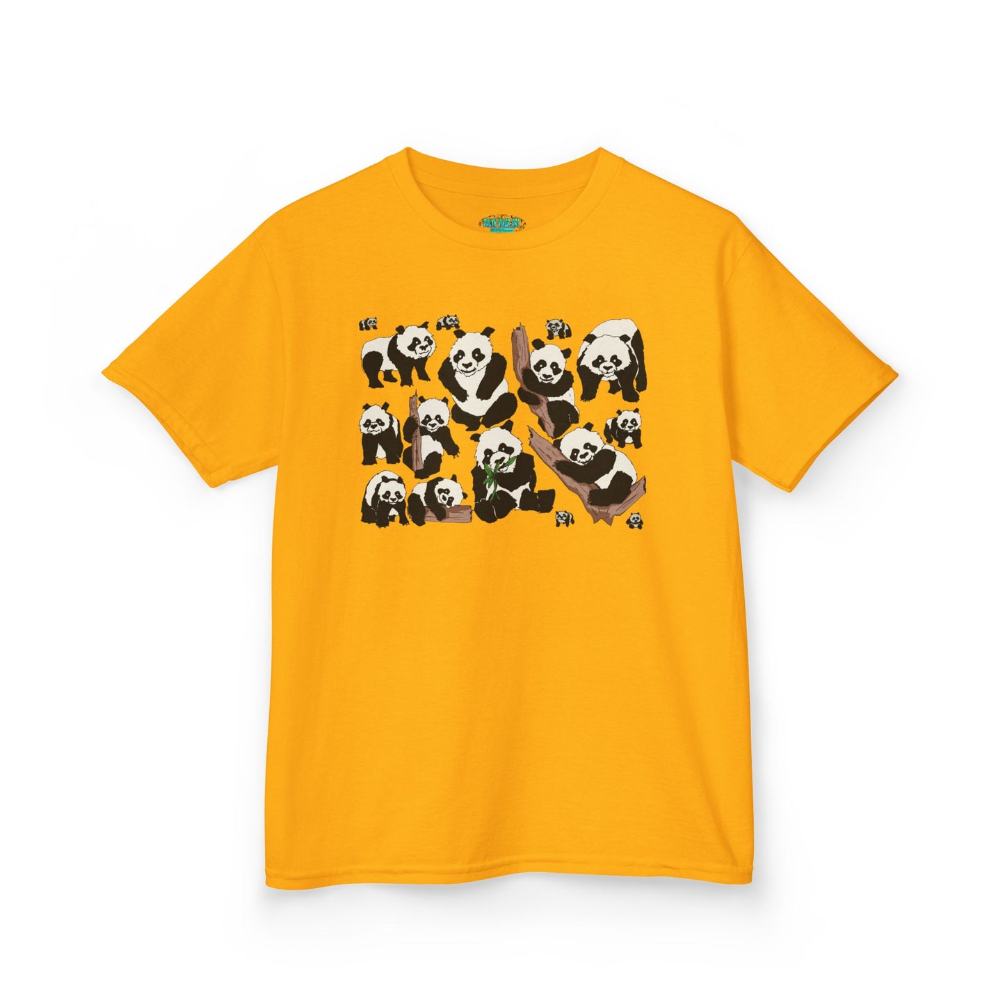 Panda Paradise Kids Tee, Cute Animal T-Shirt, Children's Gift, Birthday Present, Summer Wear, Eco-Friendly Fashion