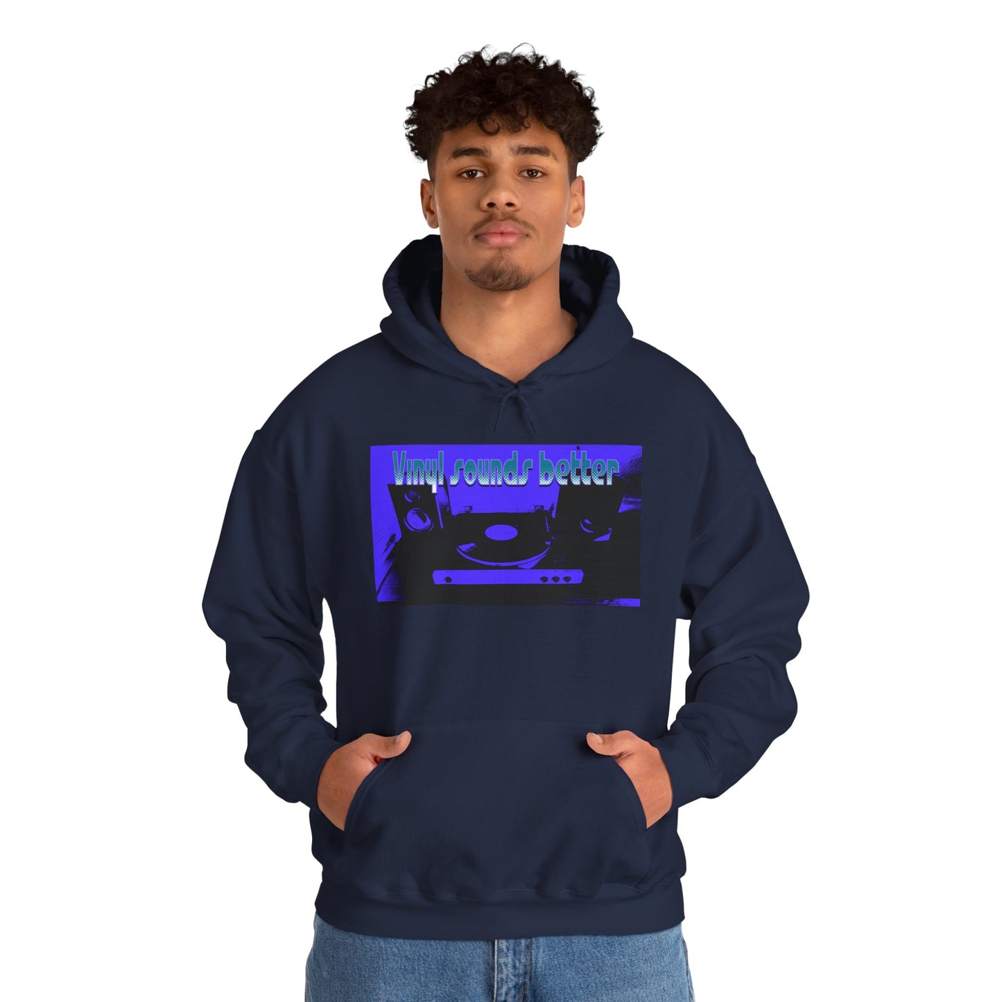 Vinyl Sounds Better Hoodie, Perfect for Music Lovers, Gift for DJs, Casual Wear, Comfortable Sweatshirt, Trendy Music Apparel