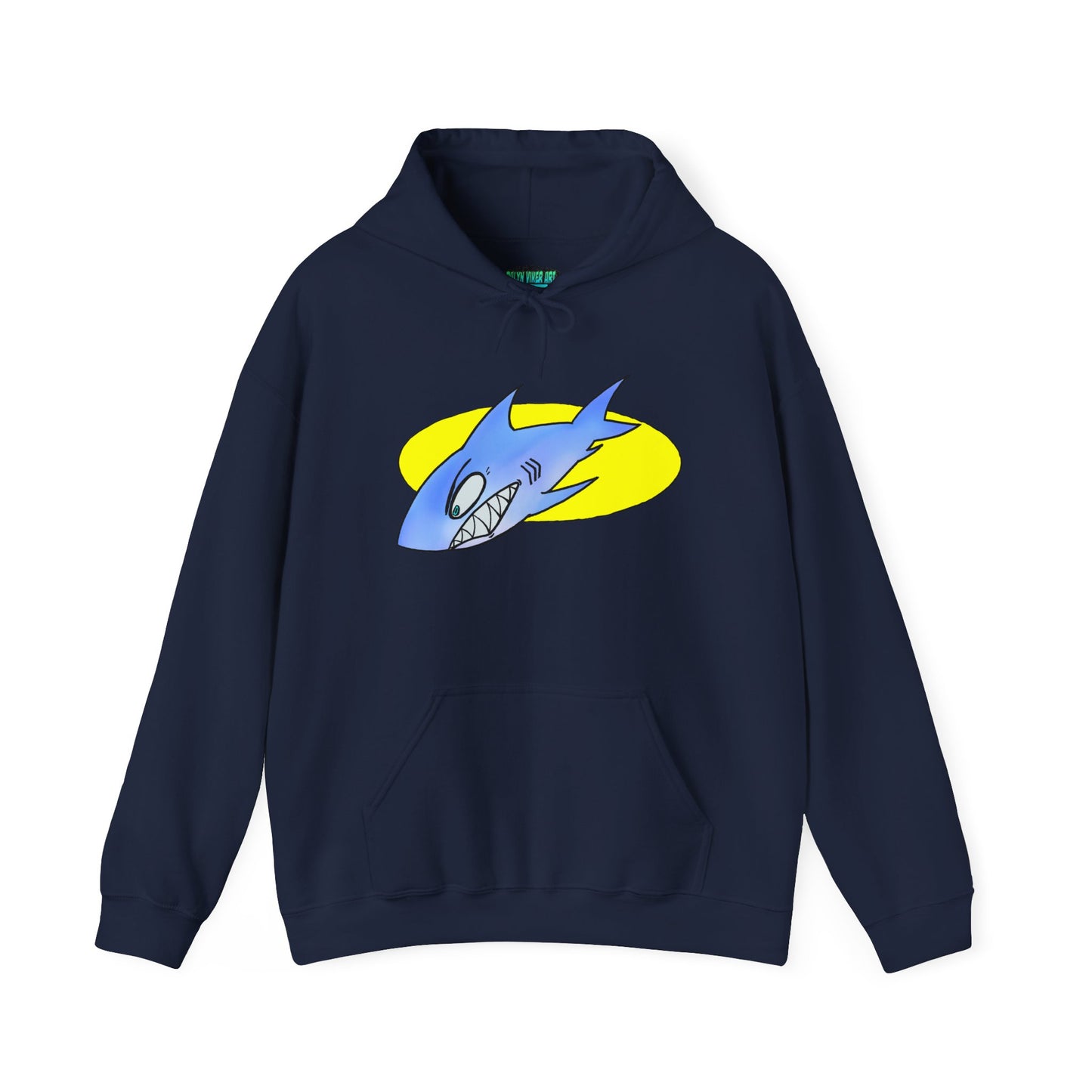 Cool Shark Graphic Hoodie - Unisex Heavy Blend Sweatshirt for Ocean Lovers, Gift for Men and Women, Beach Vibes, Casual Wear, Unique Design