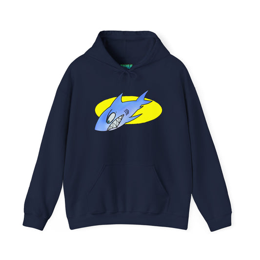 Cool Shark Graphic Hoodie - Unisex Heavy Blend Sweatshirt for Ocean Lovers, Gift for Men and Women, Beach Vibes, Casual Wear, Unique Design