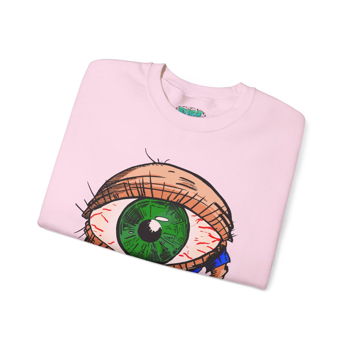 Terrif-EYE-ing Unique Cartoon Eye Sweatshirt - Unisex Heavy Blend™