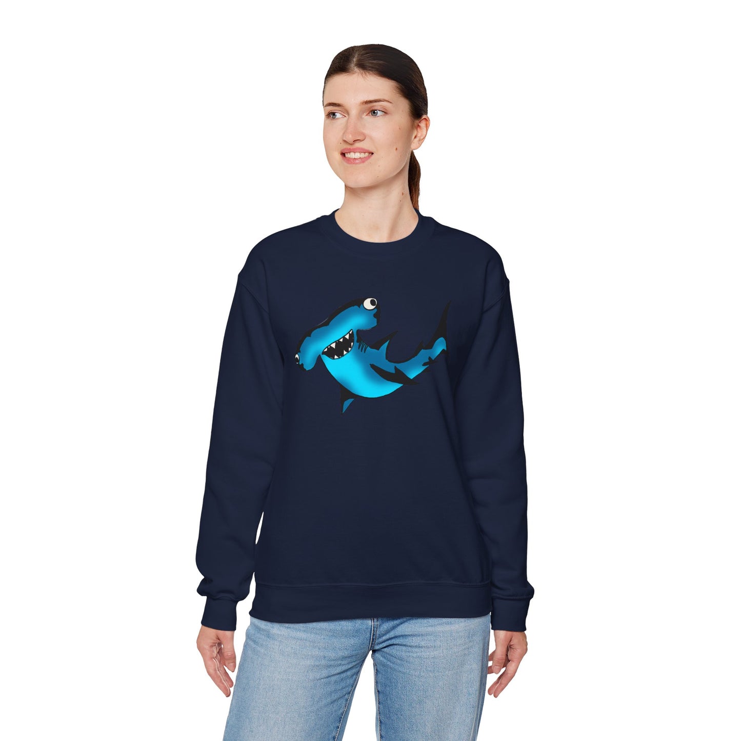 Harley Hammerhead Cute Shark Graphic Unisex Sweatshirt