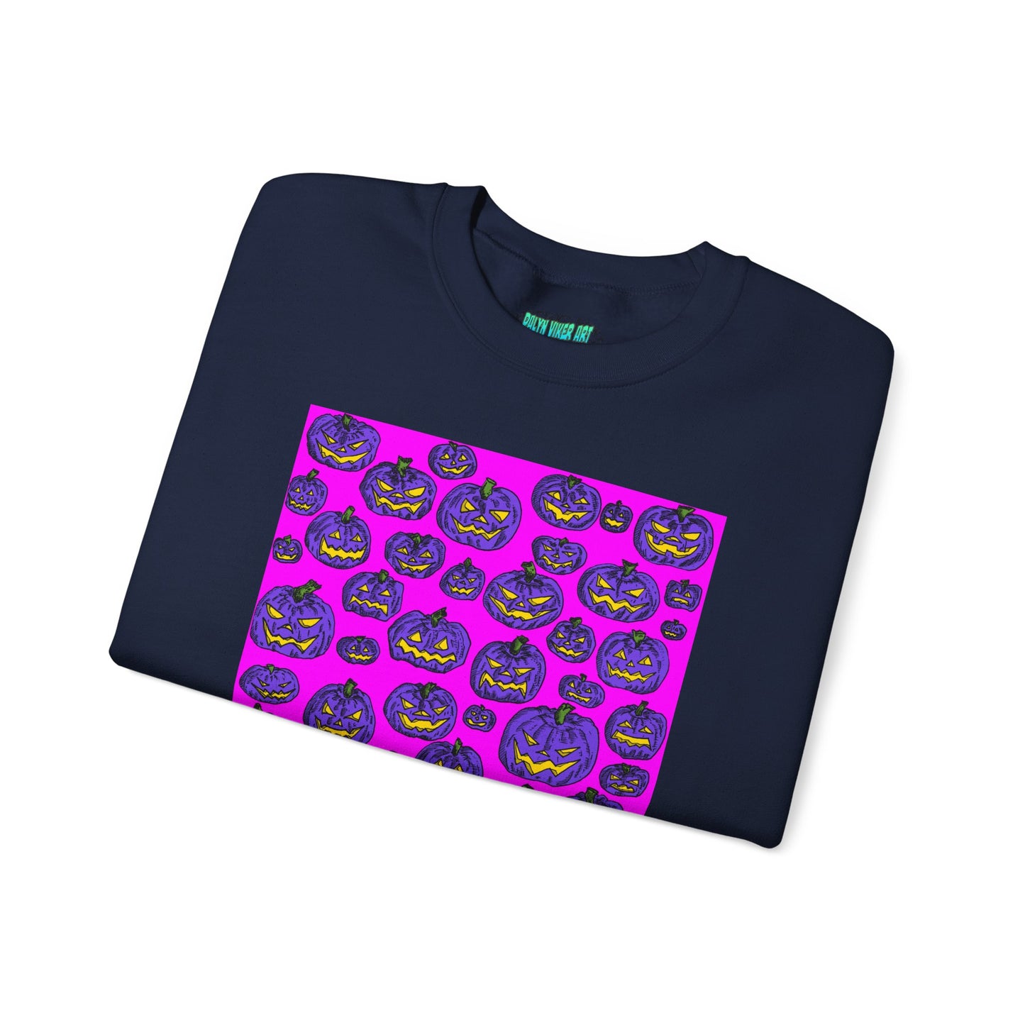 Halloween Pumpkin Crewneck Sweatshirt