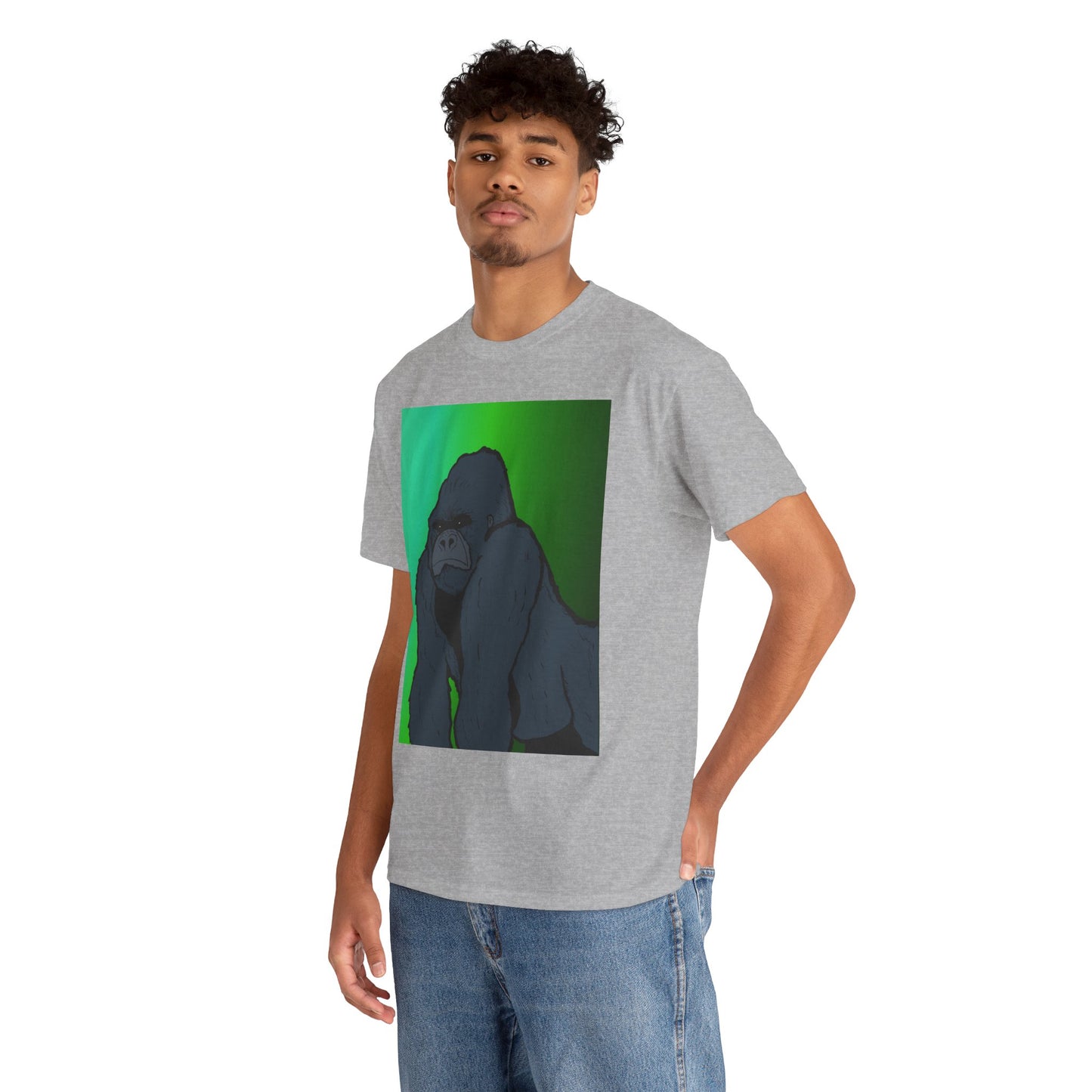 Gorilla Portrait Tee – Graphic Ape Illustration T-Shirt