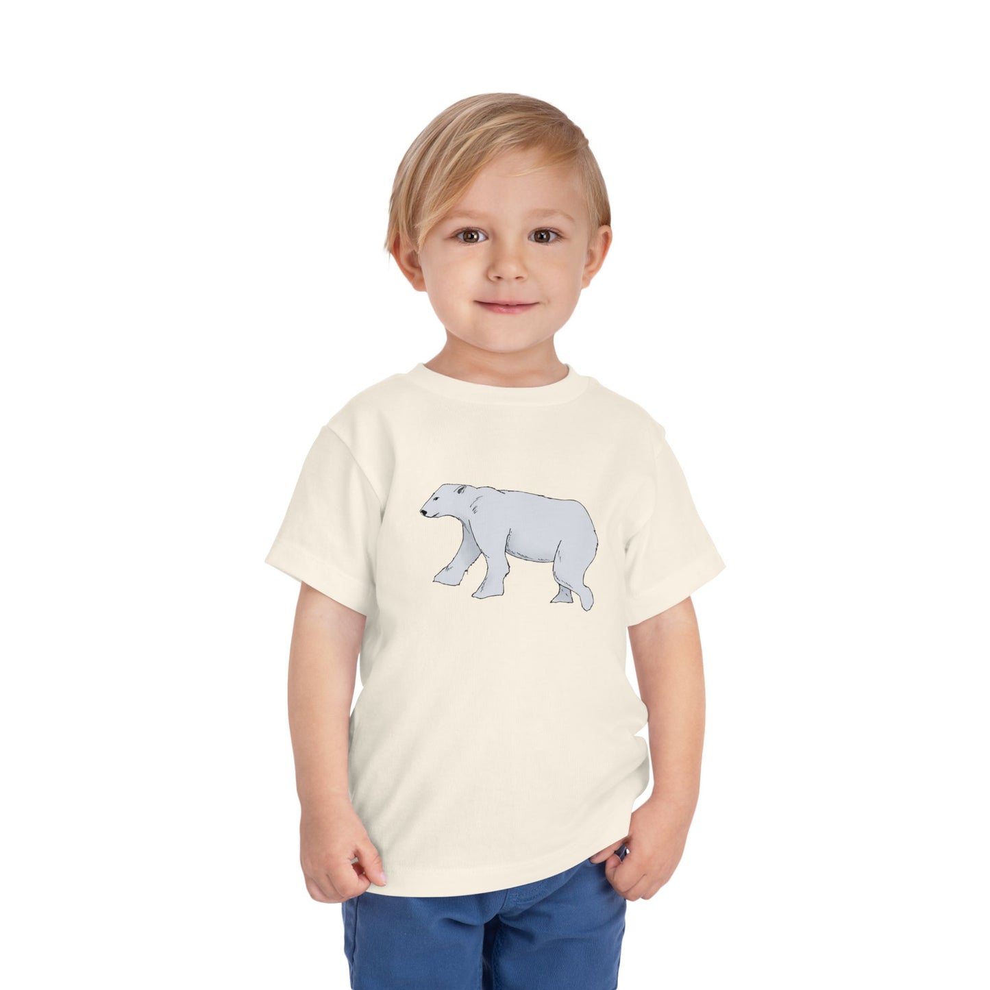 Polar Bear Toddler Tee — Cute Arctic Animal Shirt for Kids