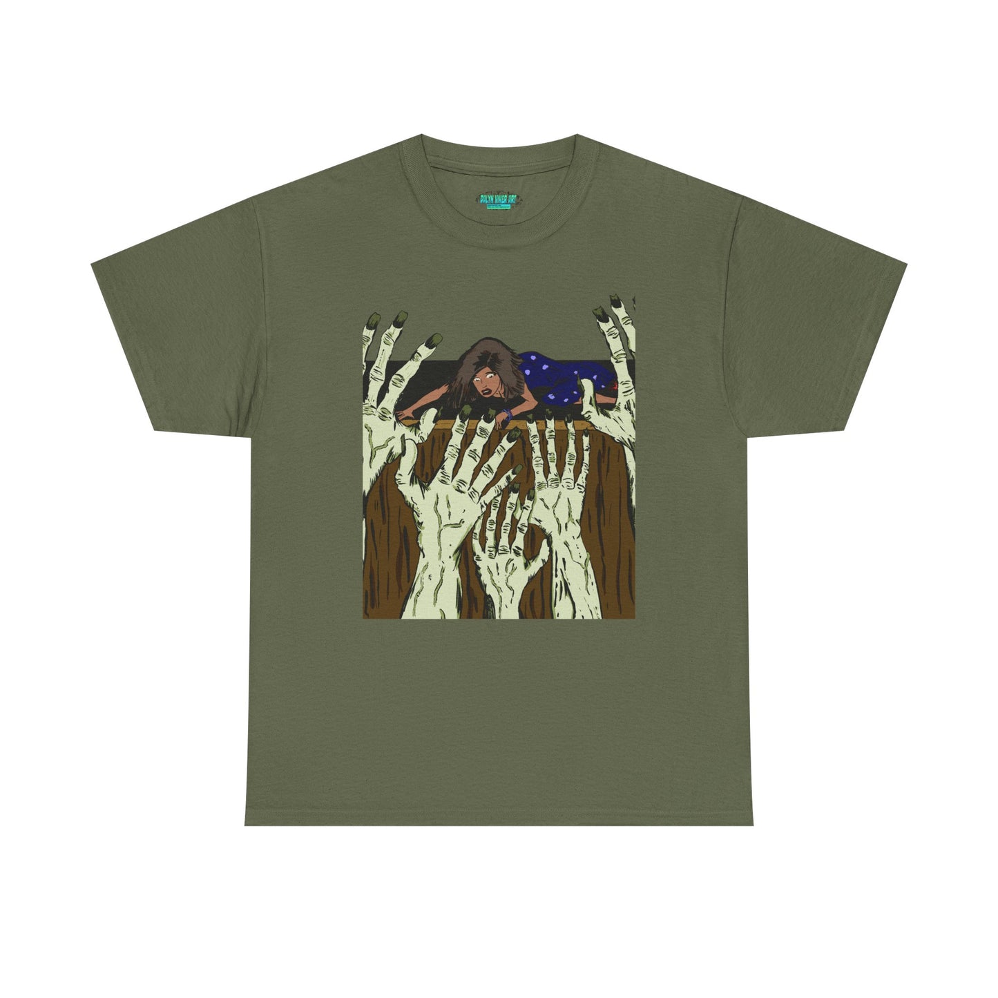 Spooky Unisex Heavy Cotton Tee, Halloween Shirt, Ghostly T-Shirt, Unisex Graphic Tee, Casual Wear for Halloween