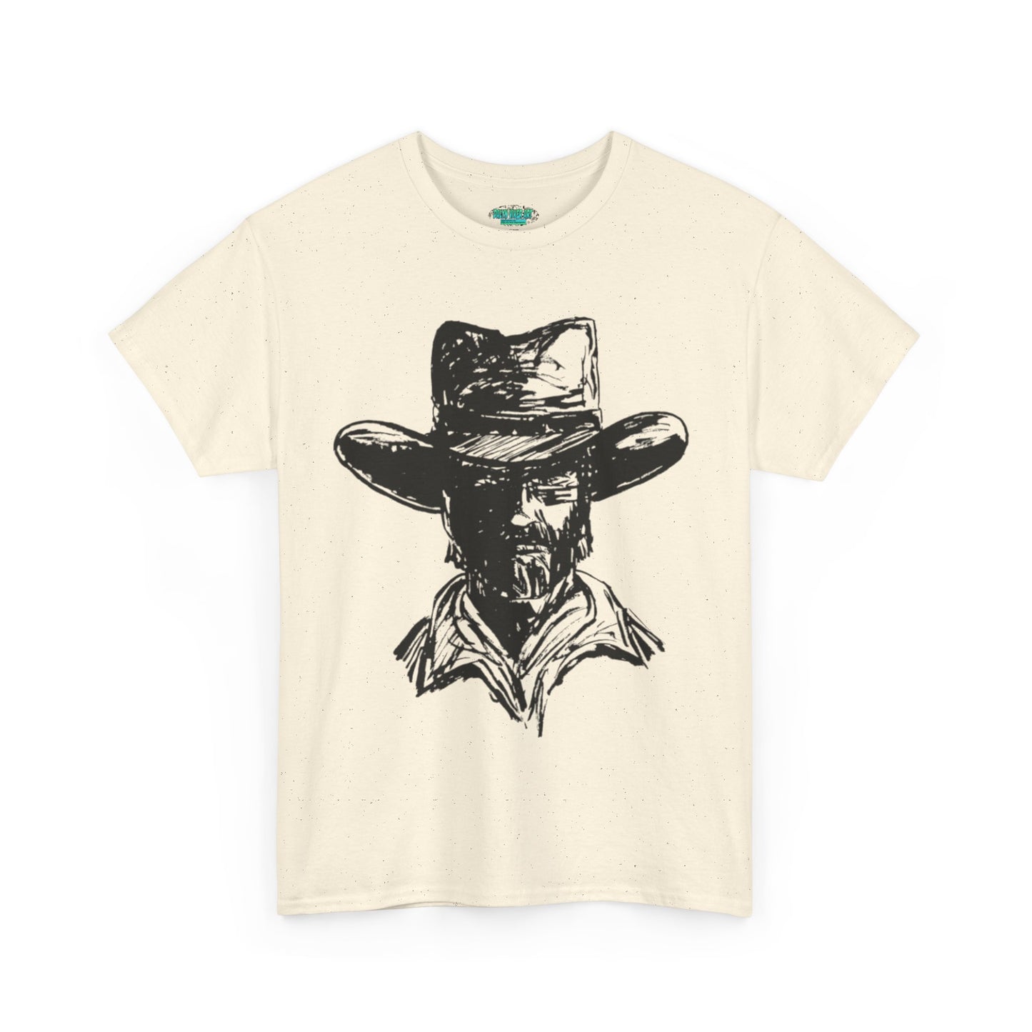 Rustic Cowboy Graphic Unisex Heavy Cotton Tee