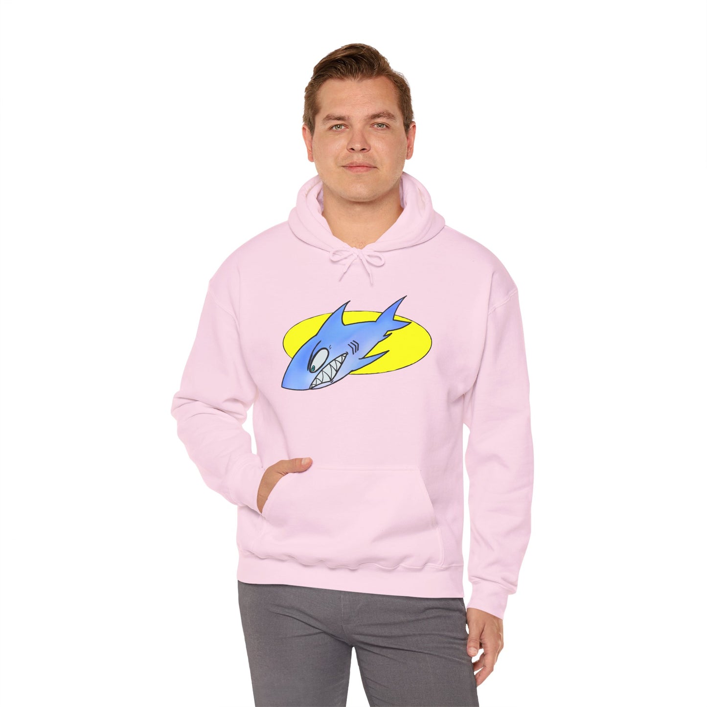 Cool Shark Graphic Hoodie - Unisex Heavy Blend Sweatshirt for Ocean Lovers, Gift for Men and Women, Beach Vibes, Casual Wear, Unique Design
