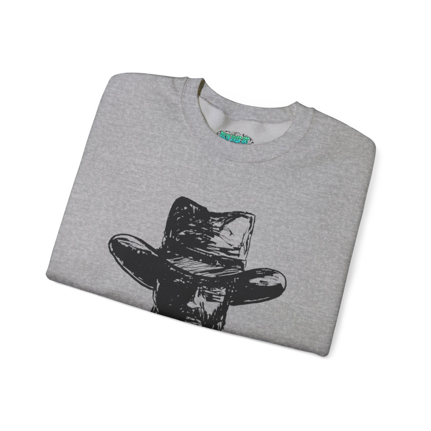 Cowboy Graphic Crewneck Sweatshirt