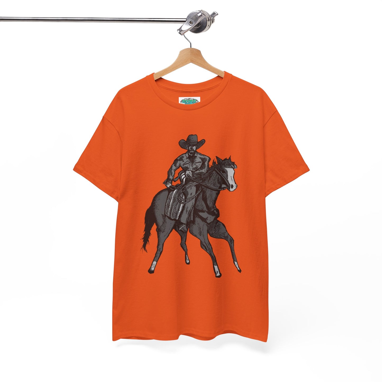 Cowboy on Horseback T‑Shirt — Vintage Western Rodeo Tee