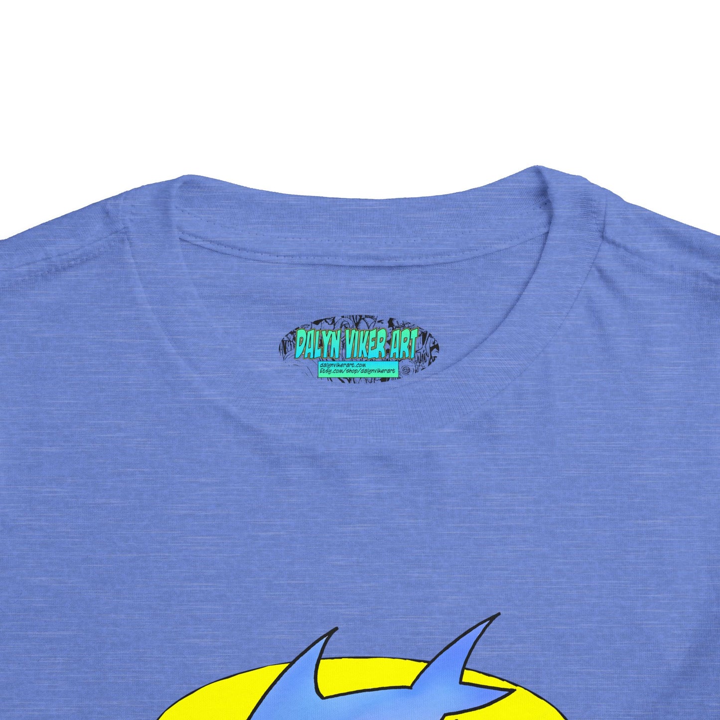 Toddler Shark Tee — Cute Blue Shark Graphic Kids Shirt