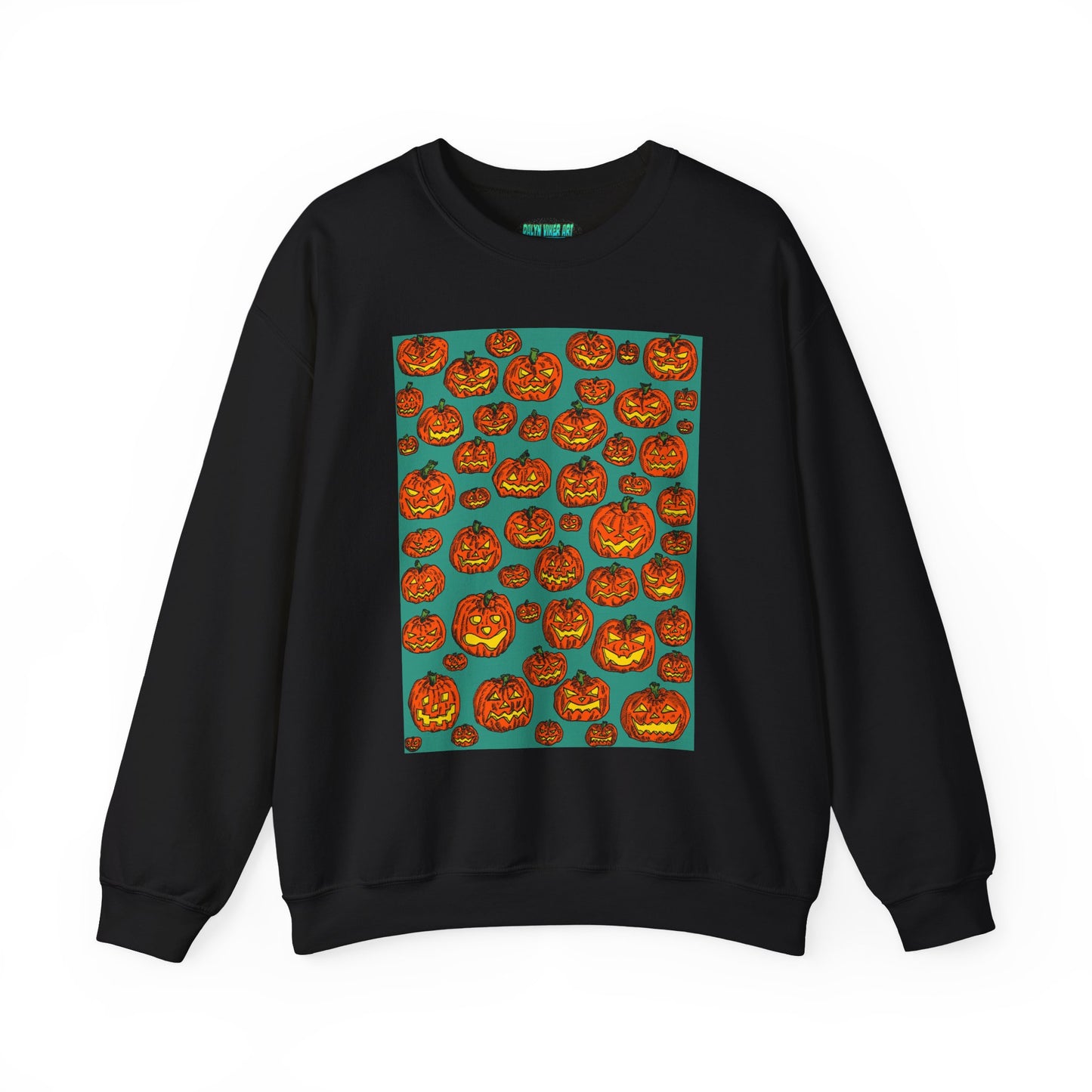 Halloween Pumpkin Crewneck Sweatshirt
