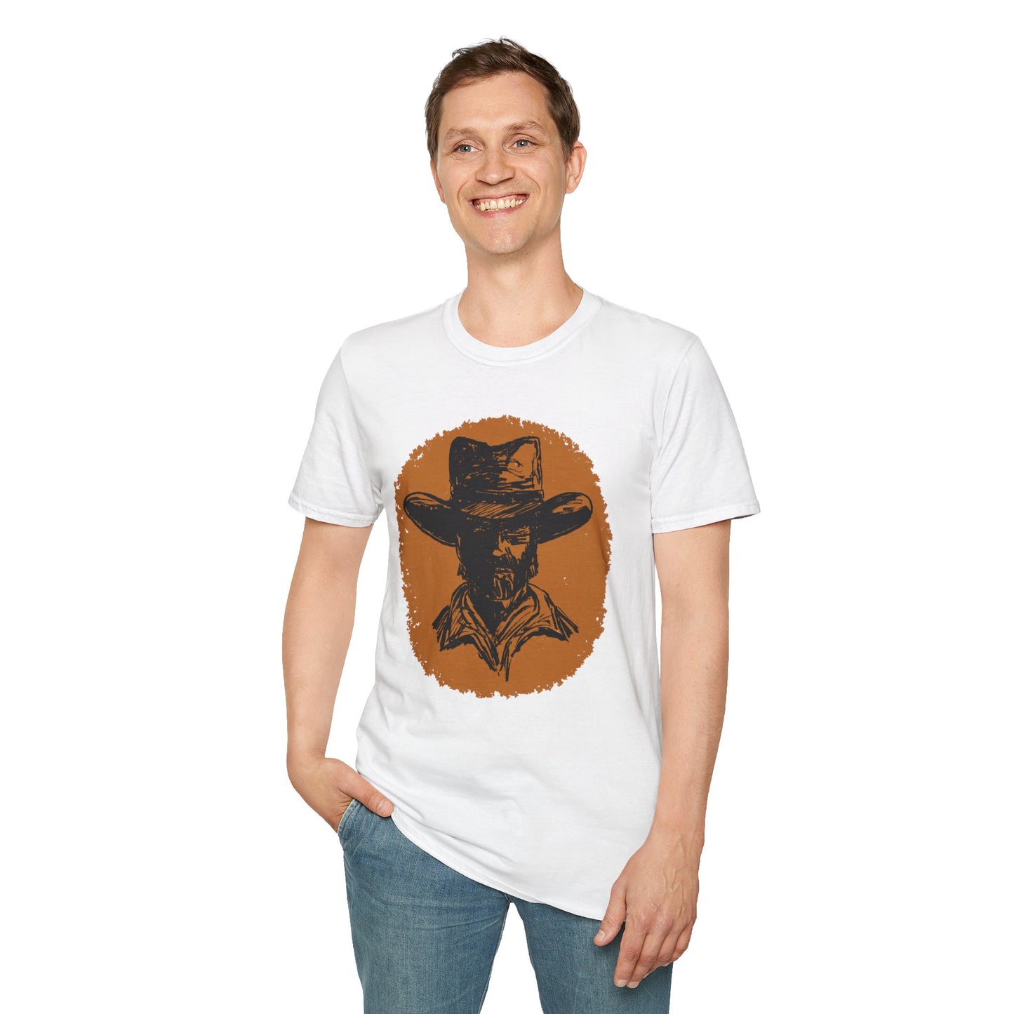 Southwest Cowboy Unisex T-Shirt - Western Rancher Design