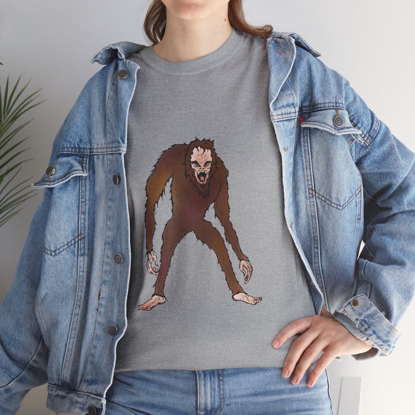 Bigfoot Sketch T‑Shirt — Retro Sasquatch Graphic Tee